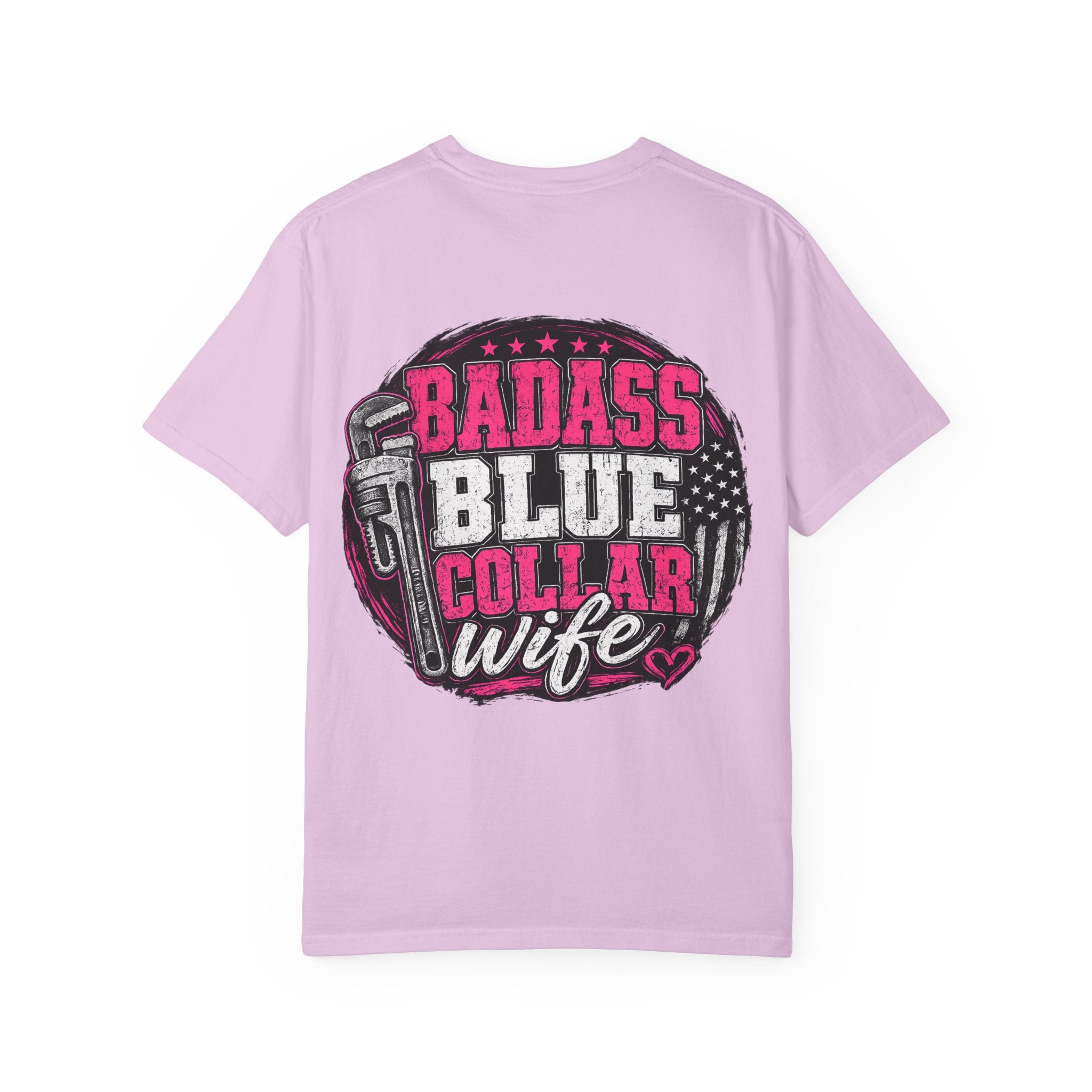 Blue Collar Wife T-Shirt — "Badass Blue Collar Wife" Graphic Tee