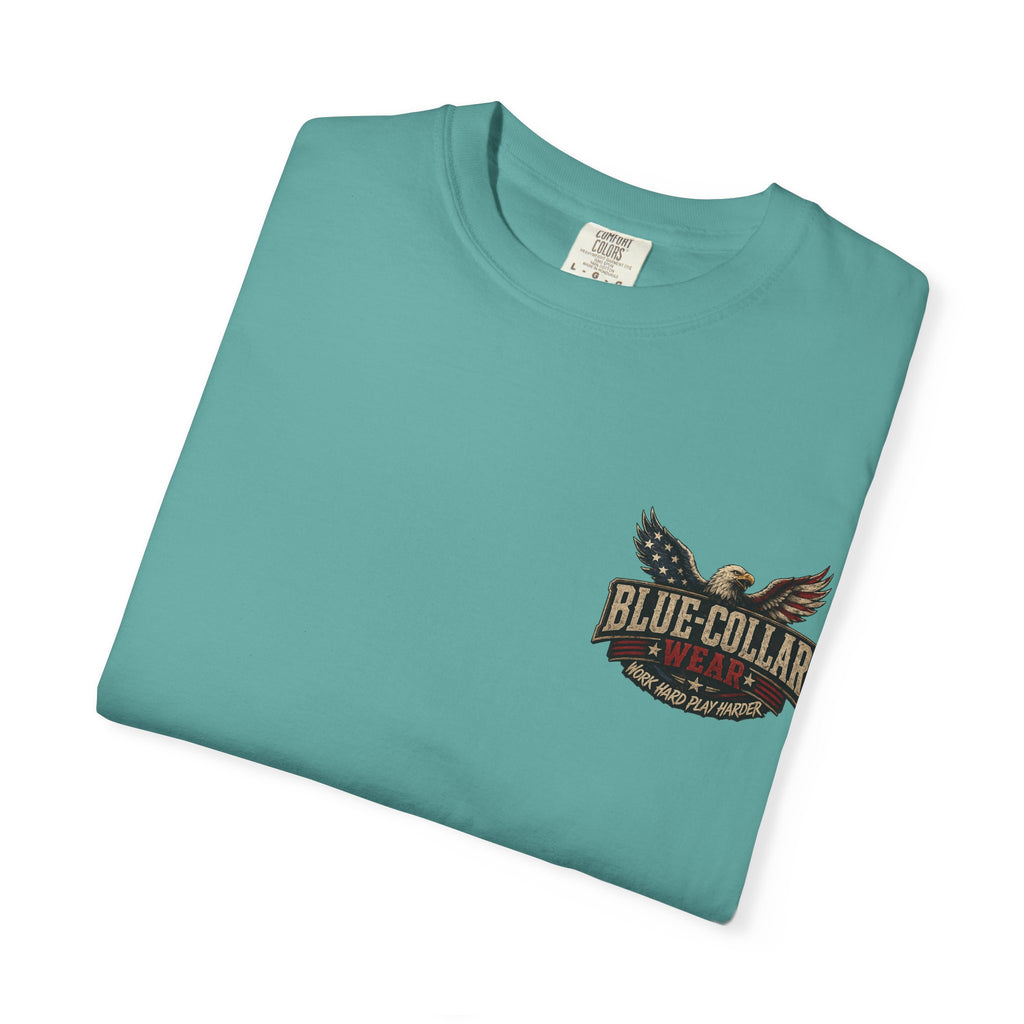 Patriotic 'America Land of the Free' T-Shirt — Eagle & Flag Graphic