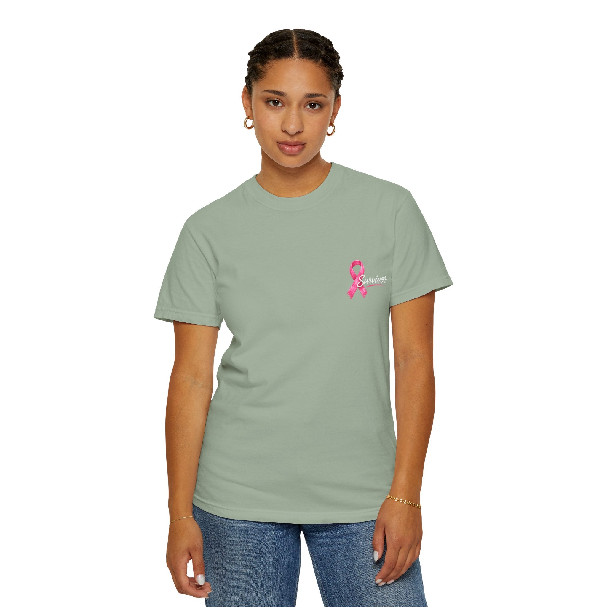 Breast Cancer Survivor T-Shirt — 'Survivor' Pink Ribbon Awareness Tee