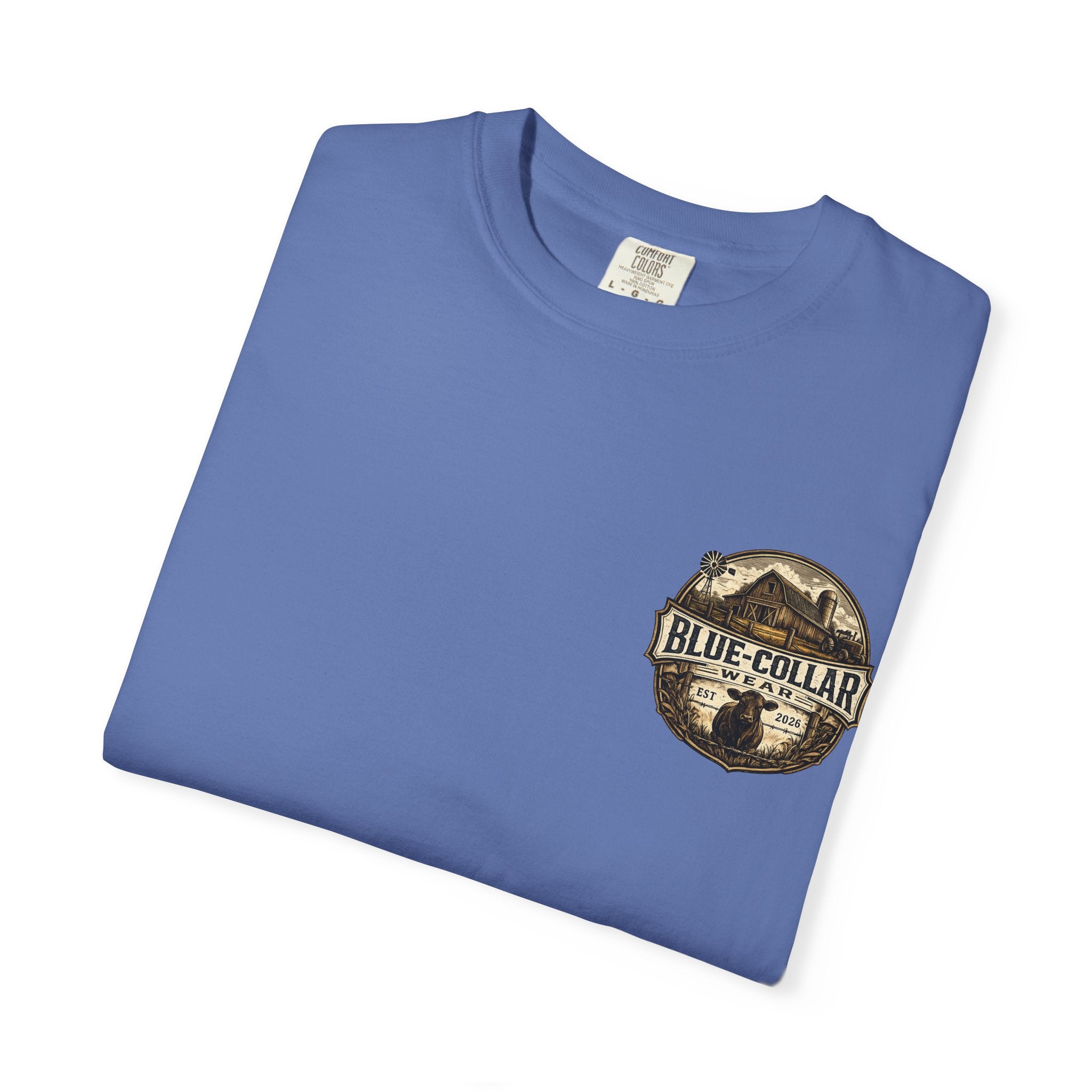 Blue-Collar Wear T-Shirt — RANCHER Workwear Tee (Est. 2026)