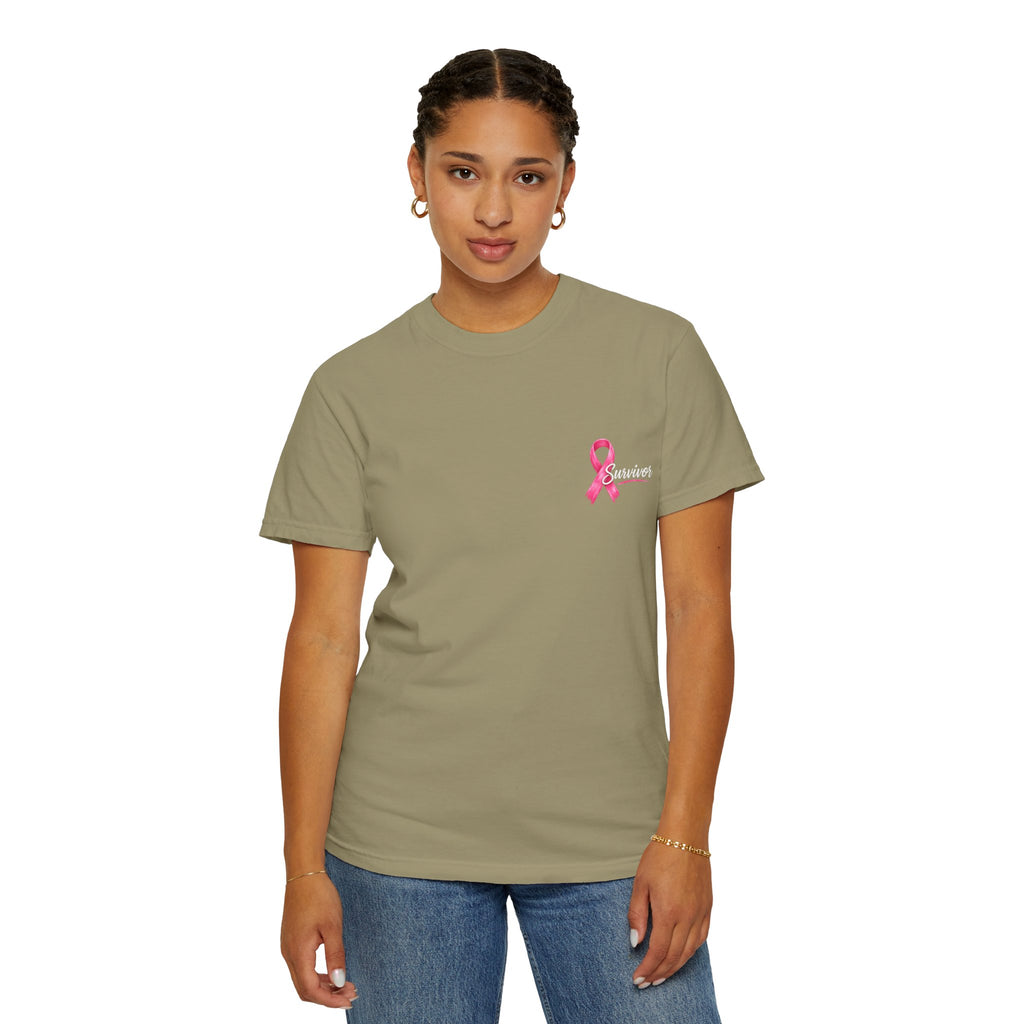 Breast Cancer Survivor T-Shirt — 'Survivor' Pink Ribbon Awareness Tee