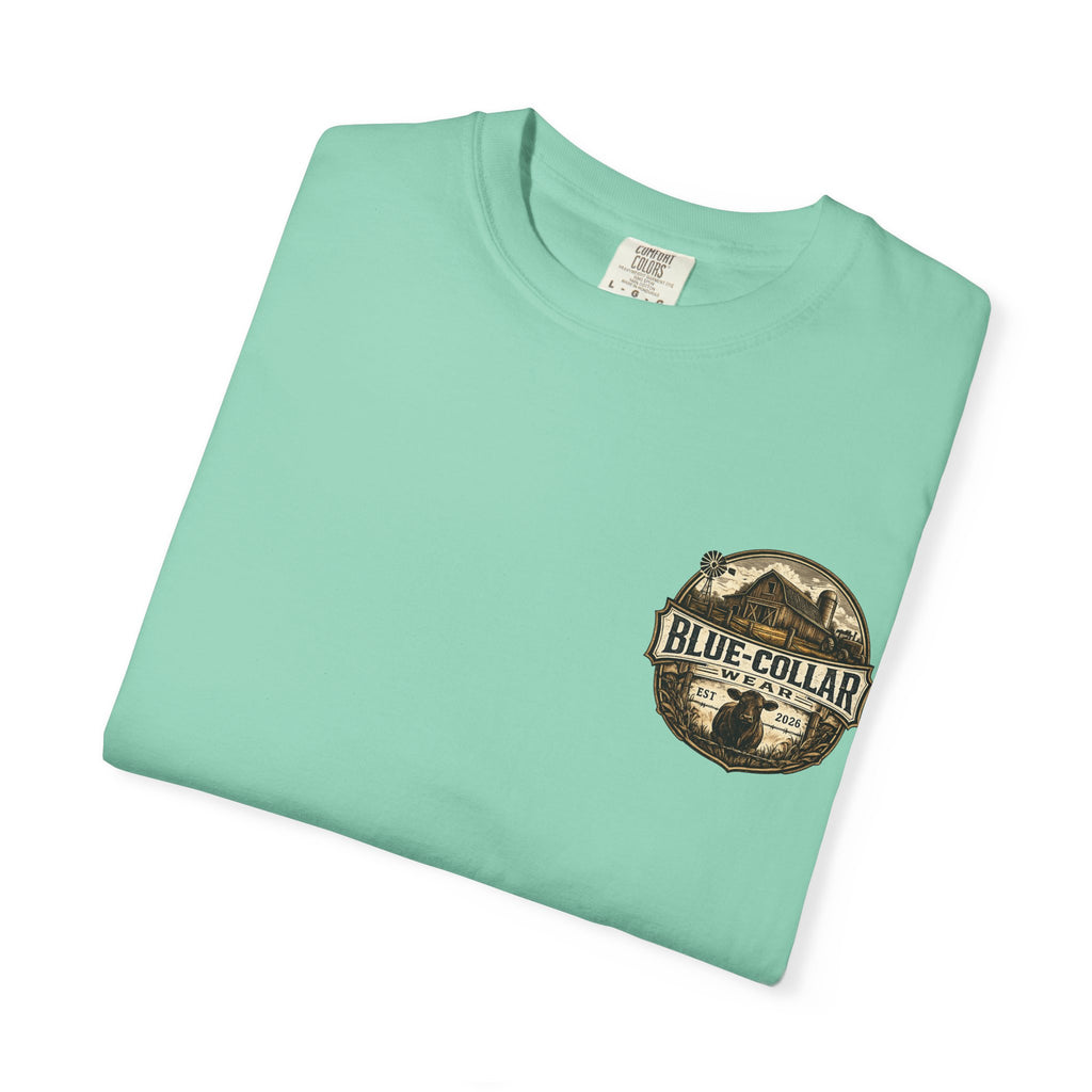 Blue-Collar Wear T-Shirt — RANCHER Workwear Tee (Est. 2026)