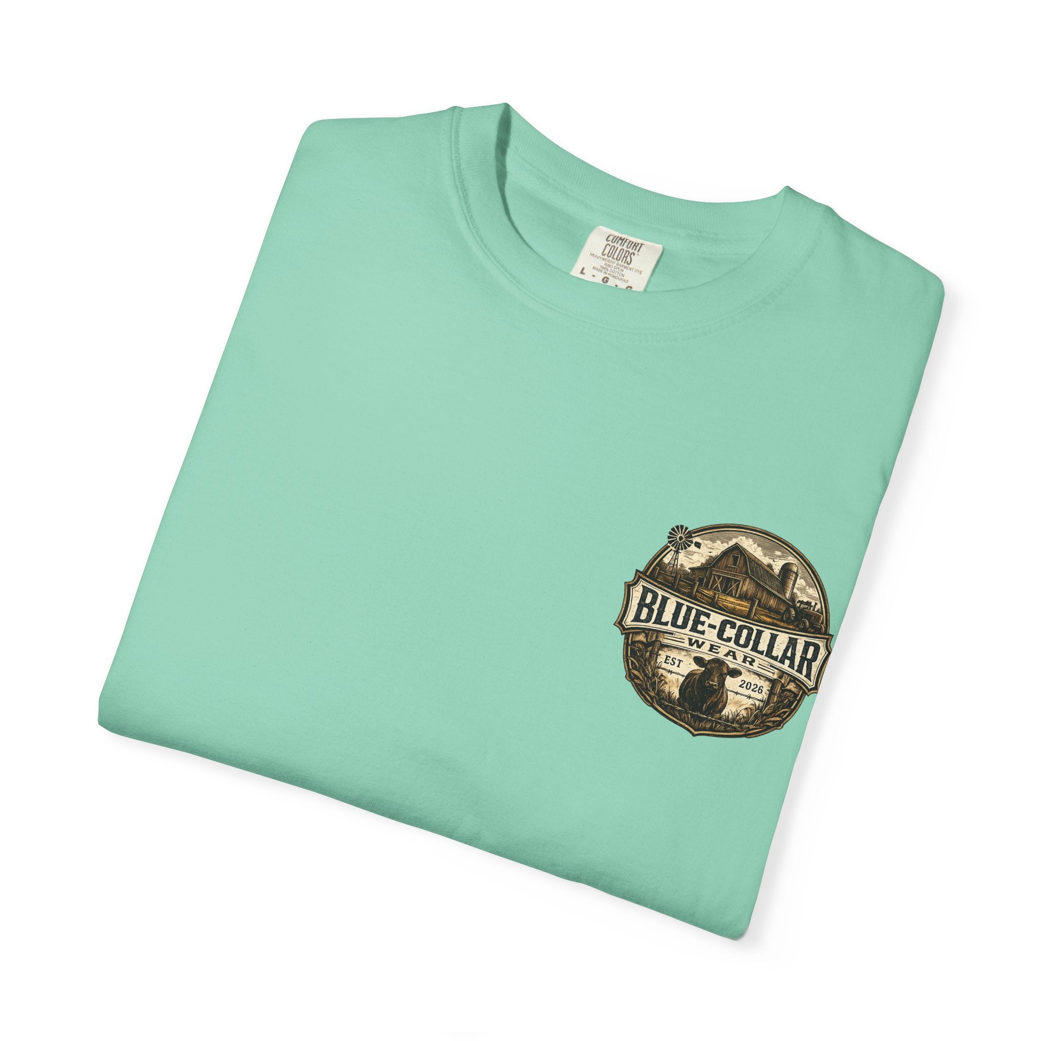 Blue-Collar Wear T-Shirt — RANCHER Workwear Tee (Est. 2026)