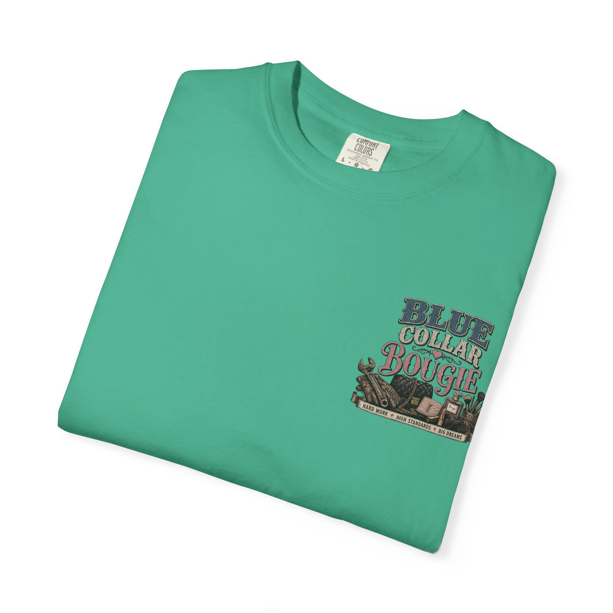 Blue Collar Bougie T-Shirt — Workwear Vintage Graphic Tee