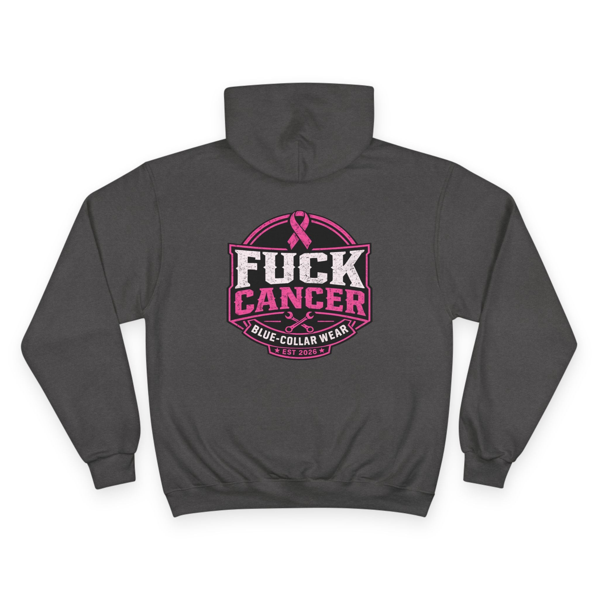 Fuck Cancer Hoodie — Pink Ribbon Awareness Champion Hoodie