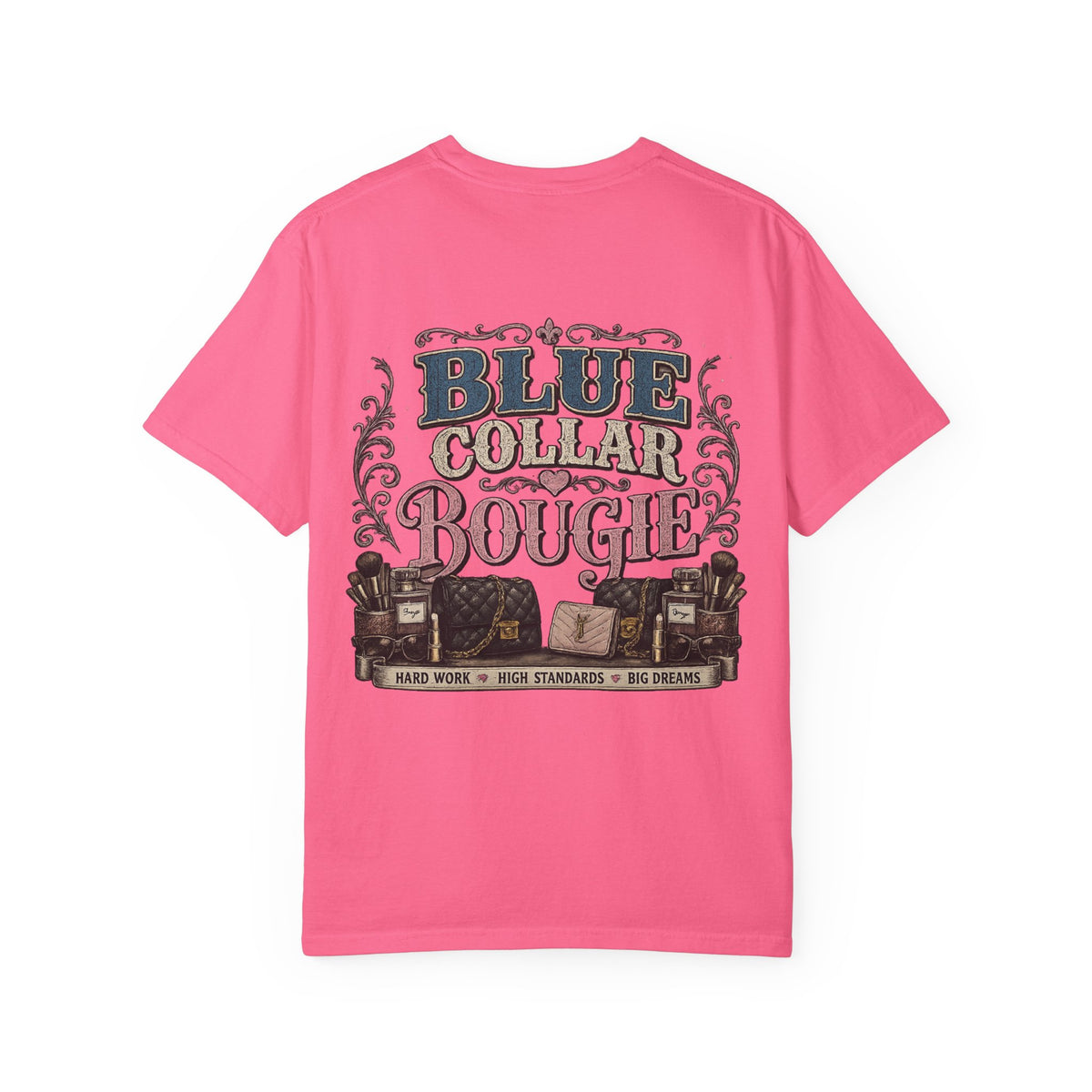 Blue Collar Bougie T-Shirt — Workwear Vintage Graphic Tee