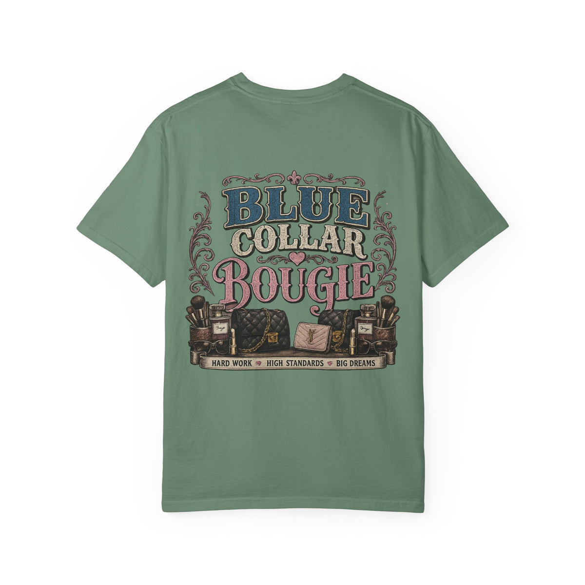 Blue Collar Bougie T-Shirt — Workwear Vintage Graphic Tee