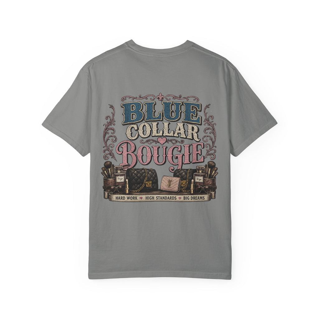 Blue Collar Bougie T-Shirt — Workwear Vintage Graphic Tee