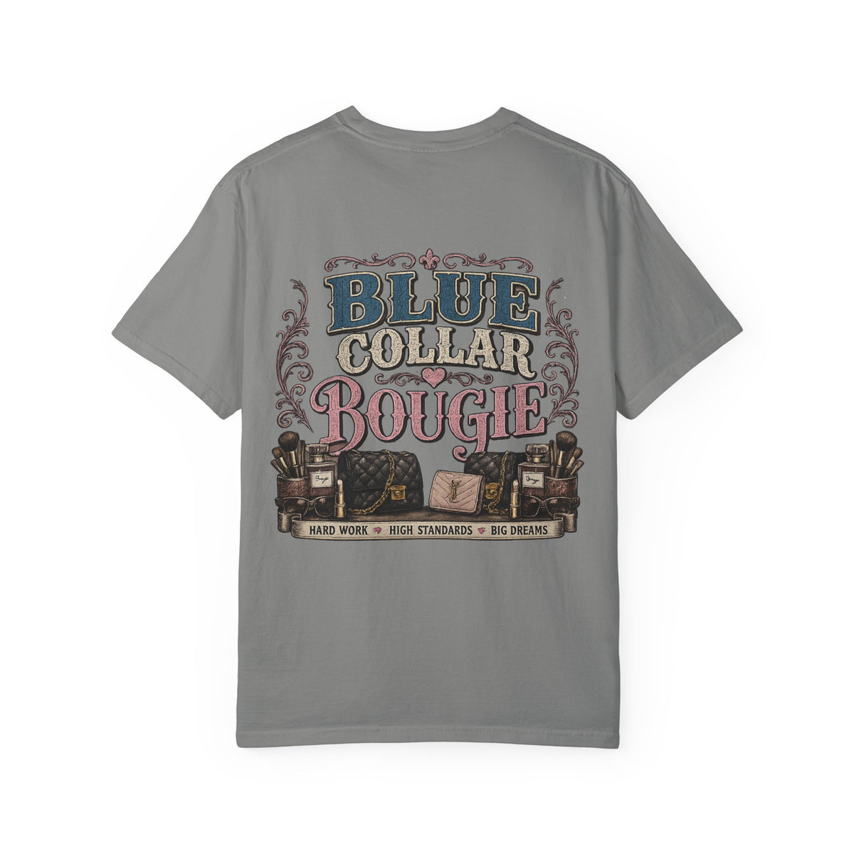 Blue Collar Bougie T-Shirt — Workwear Vintage Graphic Tee