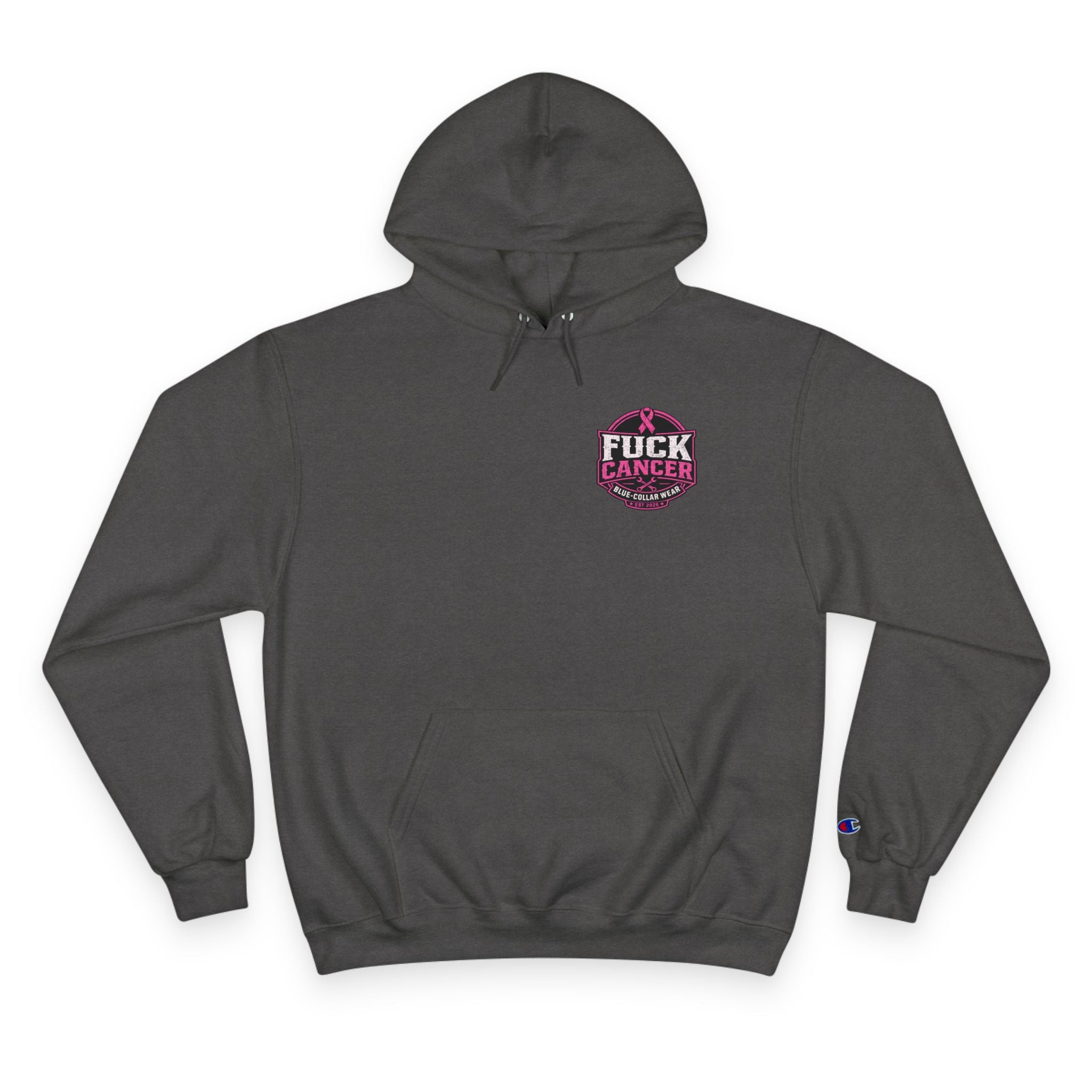 Fuck Cancer Hoodie — Pink Ribbon Awareness Champion Hoodie