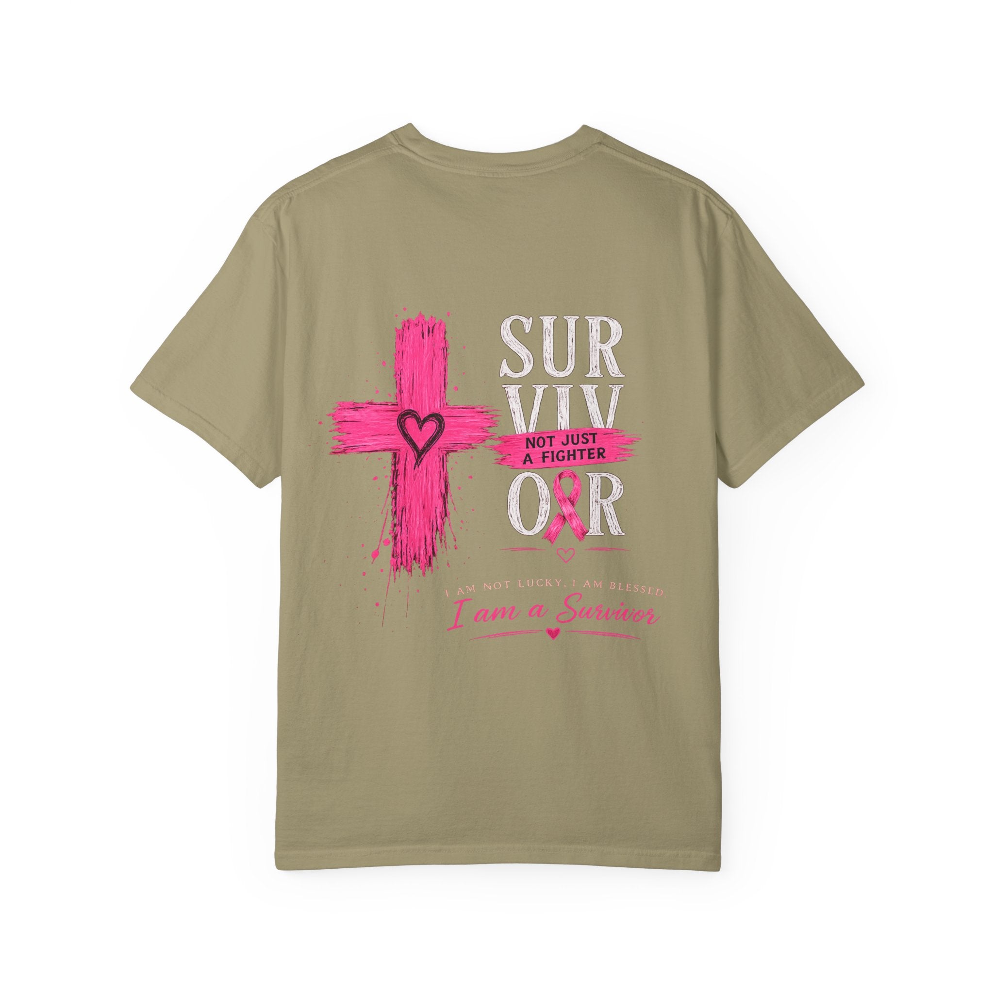 Breast Cancer Survivor T-Shirt — 'Survivor' Pink Ribbon Awareness Tee