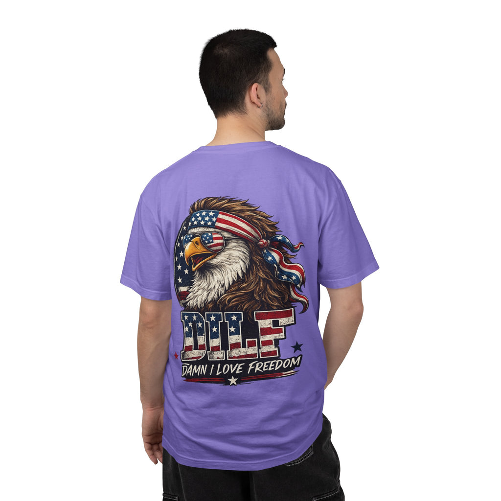 DILF Eagle T-Shirt — Patriotic "Damn I Love Freedom" Graphic Tee