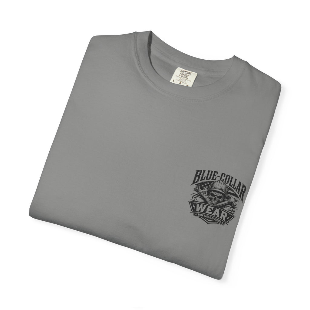 Oil Rig Illustration T-shirt | Fuck Fight Trip Pipe