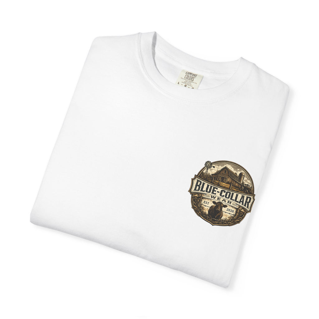 Blue-Collar Wear T-Shirt — RANCHER Workwear Tee (Est. 2026)