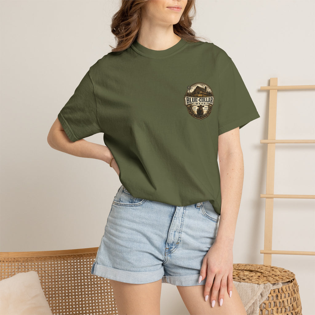 Blue-Collar Wear T-Shirt — RANCHER Workwear Tee (Est. 2026)