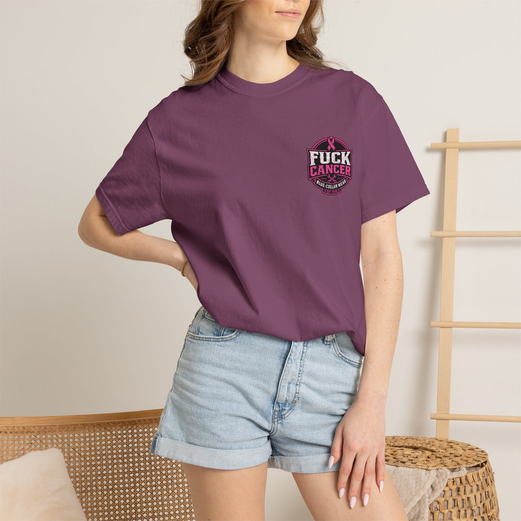 Fuck Cancer T-Shirt — Pink Ribbon Awareness Graphic Tee