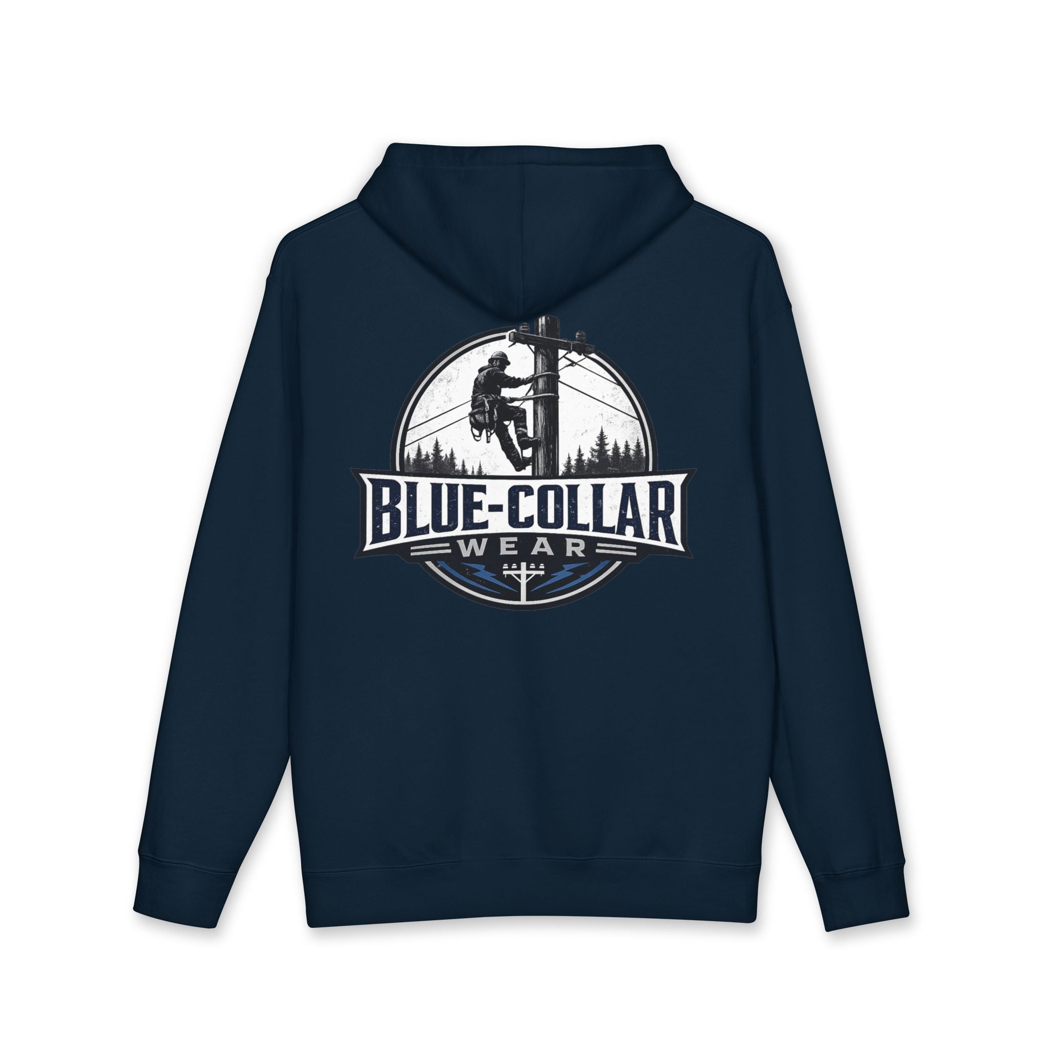 Blue-Collar Wear Hoodie — Lineman Workwear Pullover