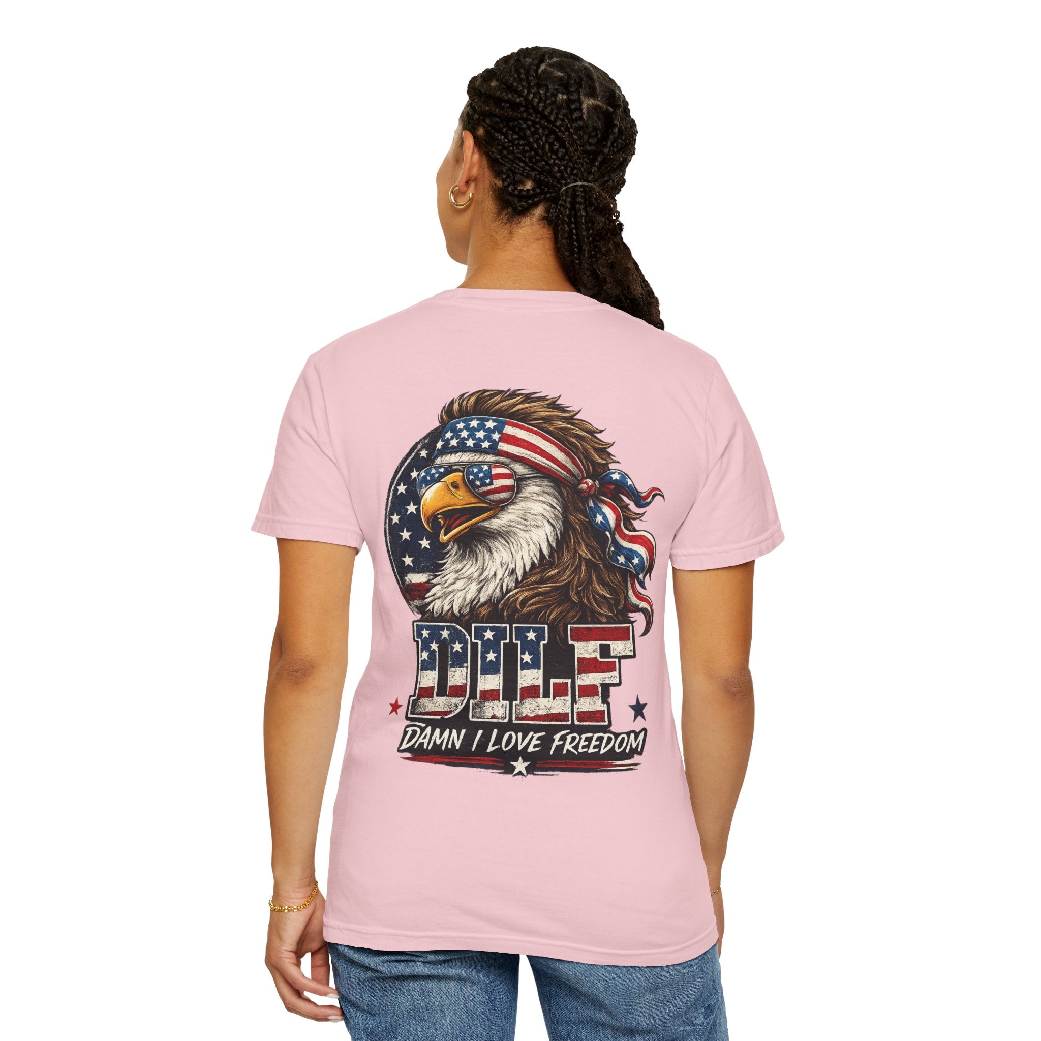 DILF Eagle T-Shirt — Patriotic "Damn I Love Freedom" Graphic Tee