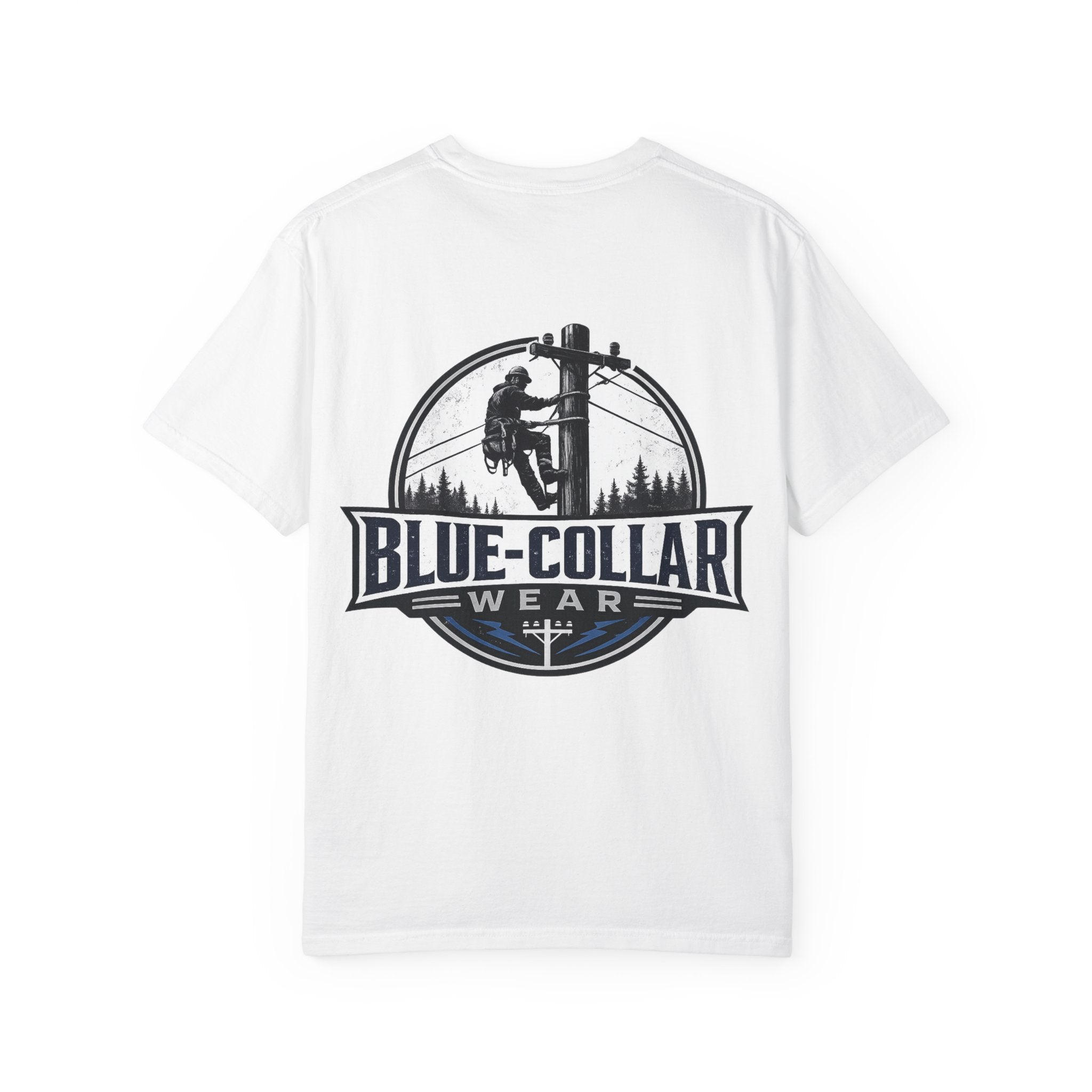 Blue-Collar Wear T-Shirt — Lineman Utility Work Tee