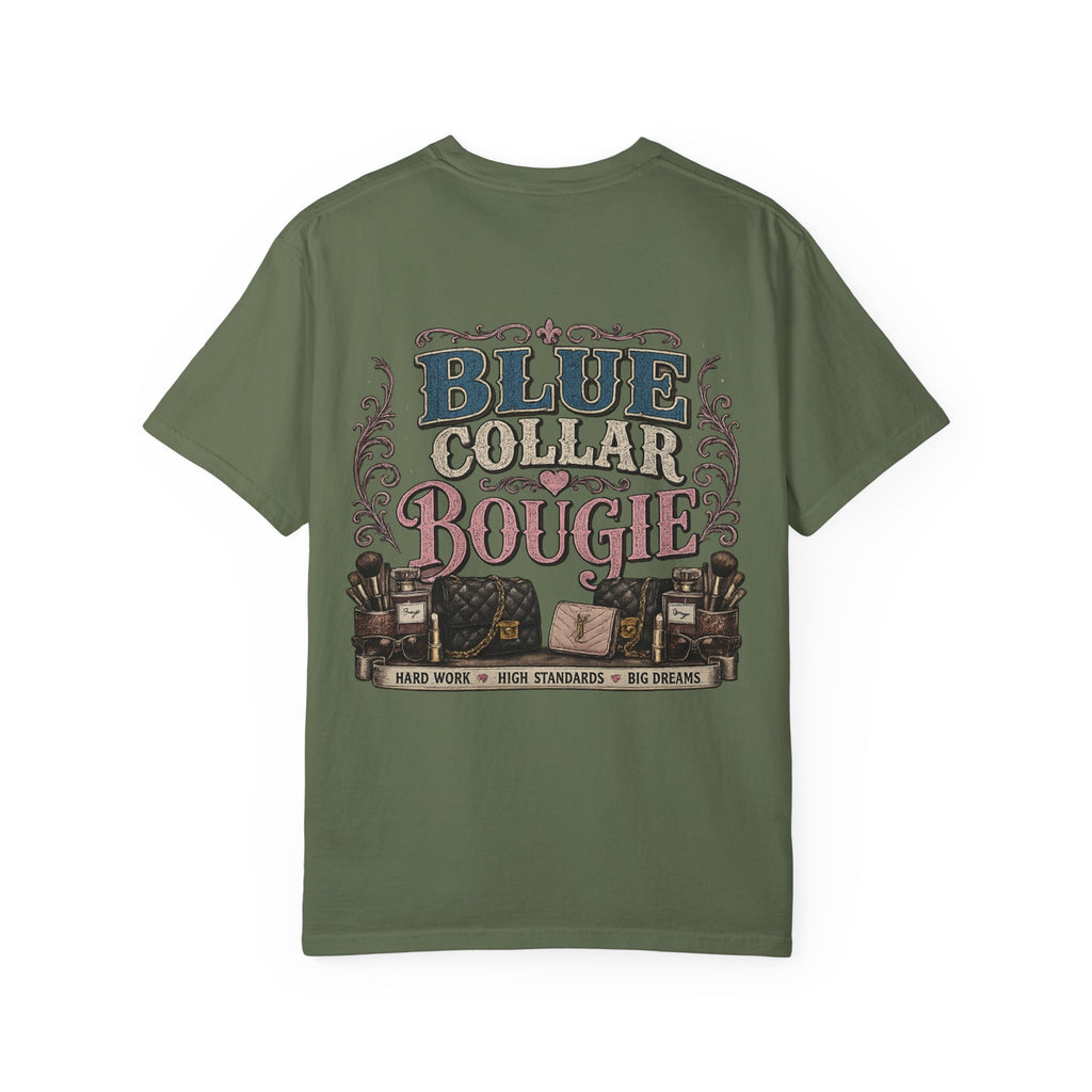 Blue Collar Bougie T-Shirt — Workwear Vintage Graphic Tee