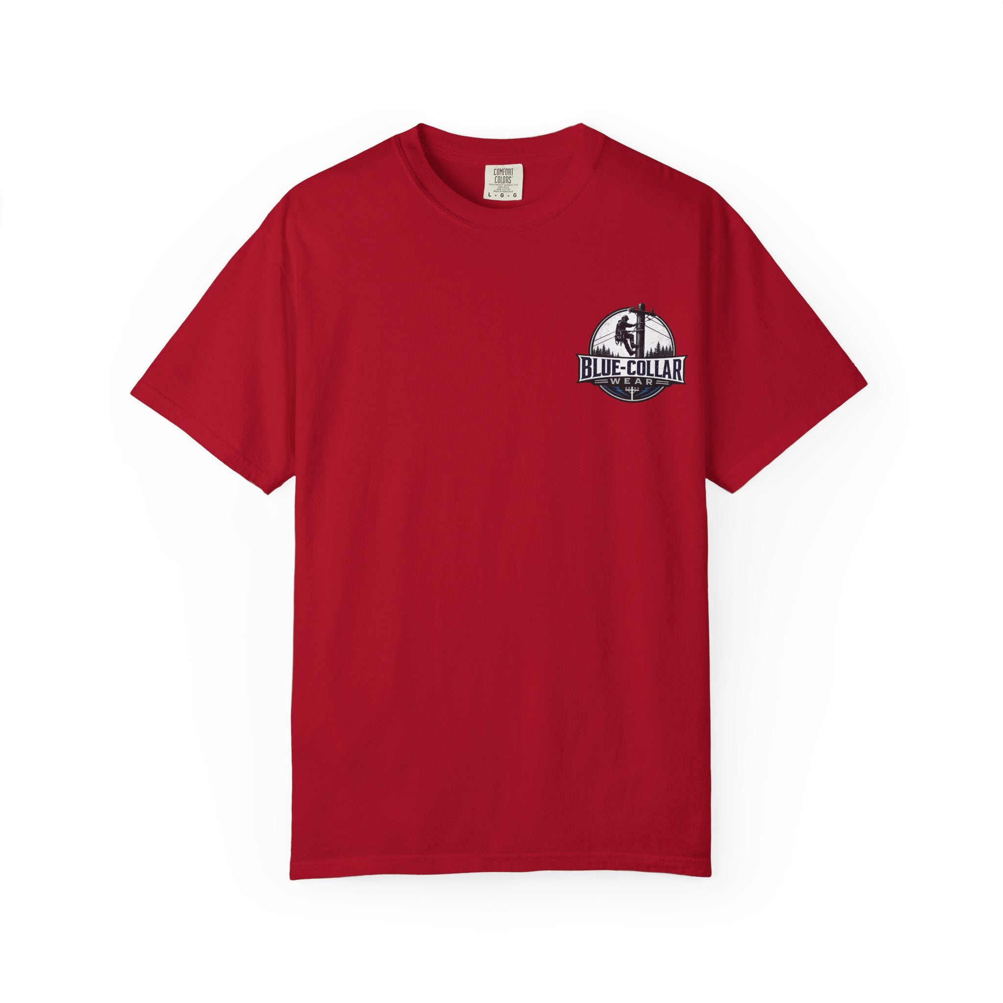 Blue-Collar Wear T-Shirt — Lineman Utility Work Tee