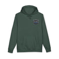 Blue-Collar Wear Hoodie — Mechanic Wrench Logo Workwear Pullover