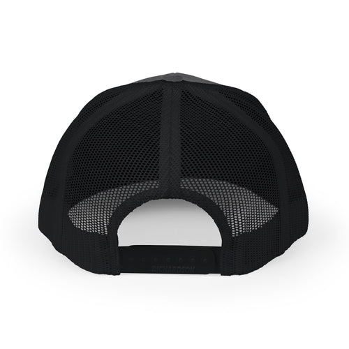 Blue Collar Trucker Snapback Cap — "Blue Collar Wear" Patch Mesh Hat