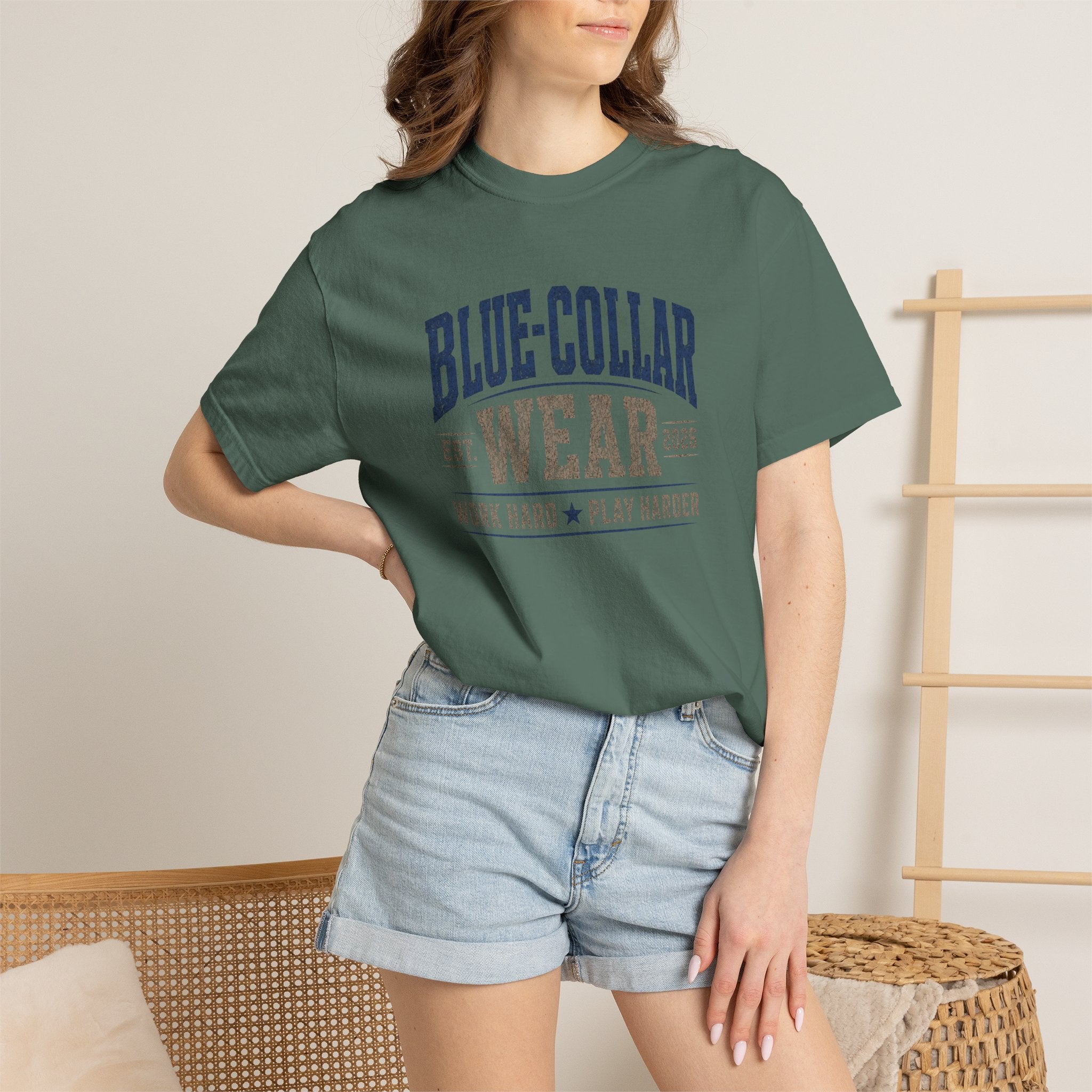 Blue-Collar Wear "Lord Just Get Us Through Hell Week" Work T-Shirt