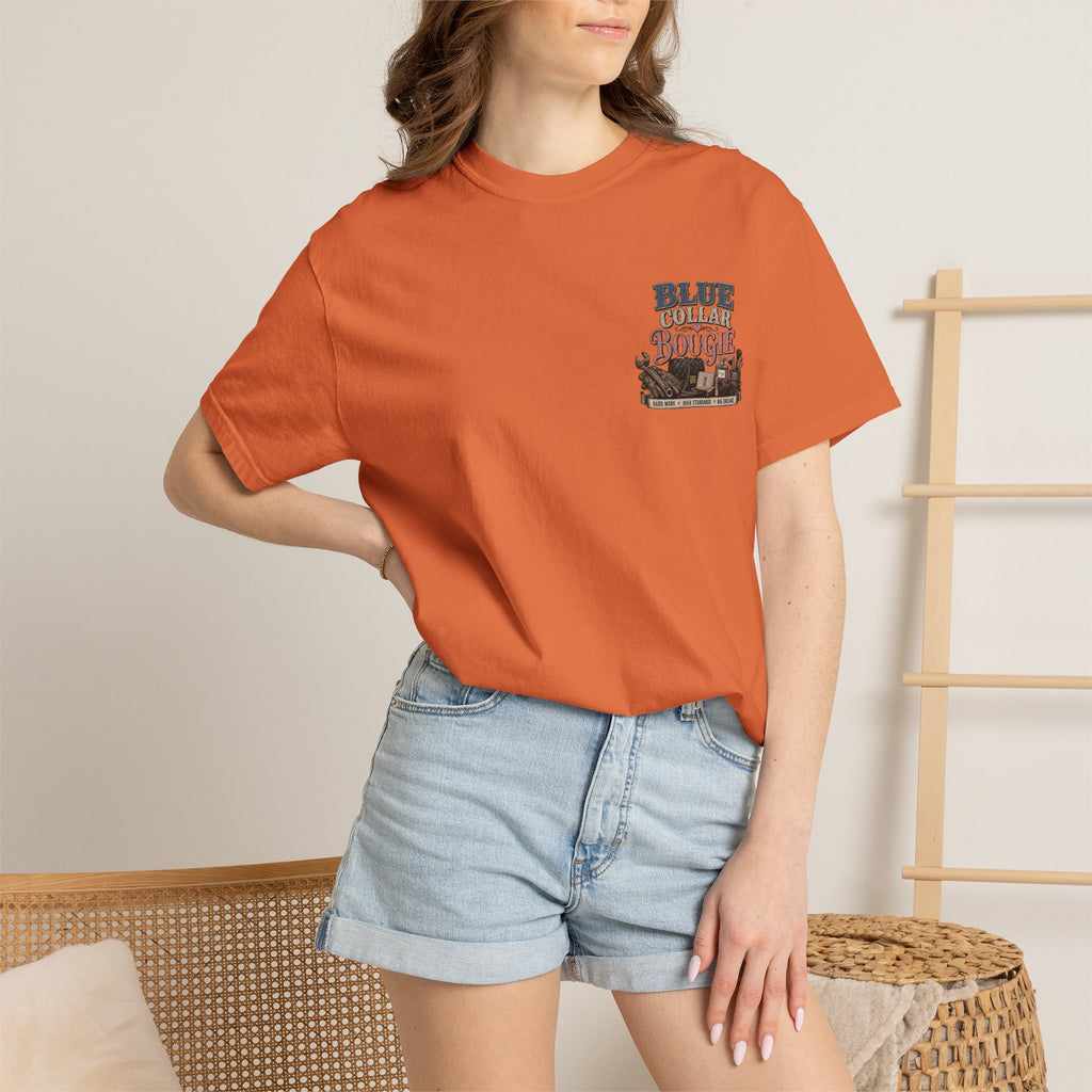Blue Collar Bougie T-Shirt — Workwear Vintage Graphic Tee
