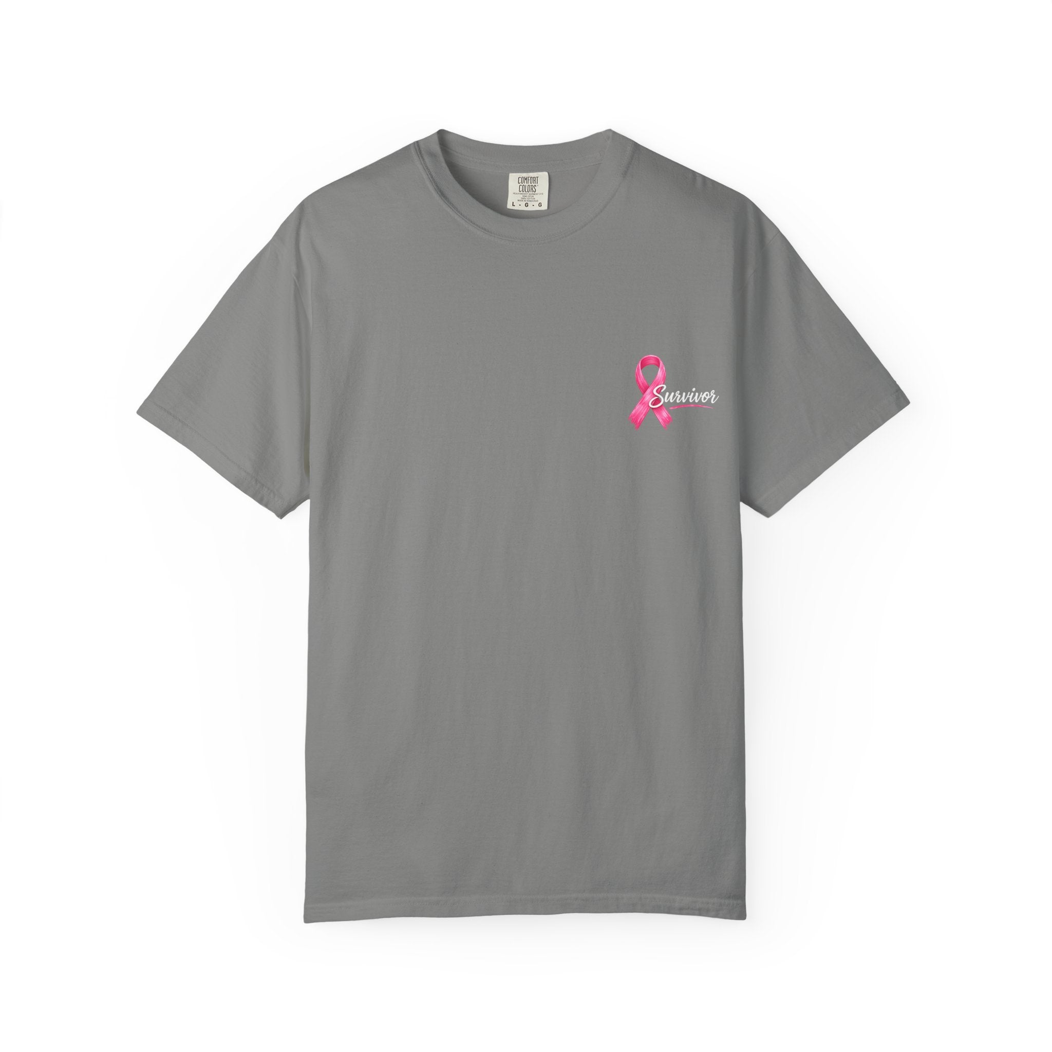Breast Cancer Survivor T-Shirt — 'Survivor' Pink Ribbon Awareness Tee