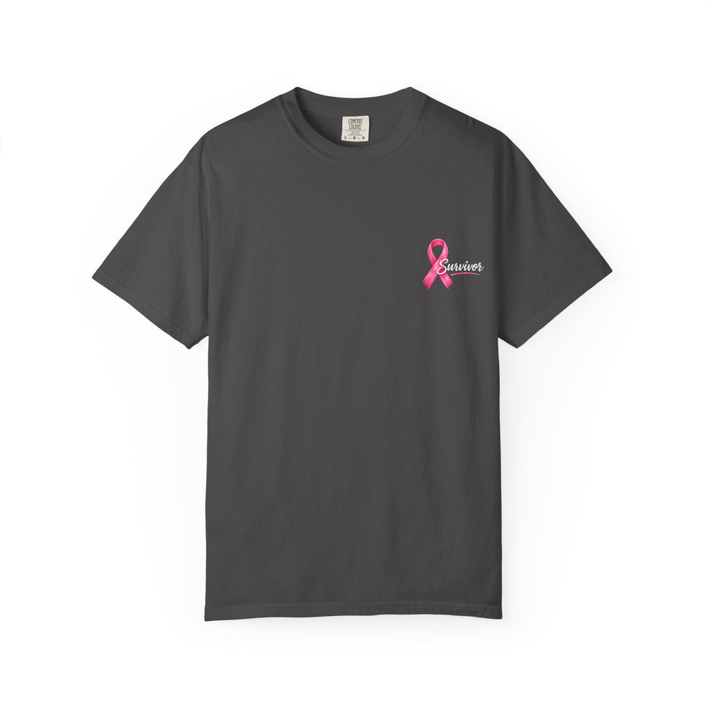 Breast Cancer Survivor T-Shirt — 'Survivor' Pink Ribbon Awareness Tee