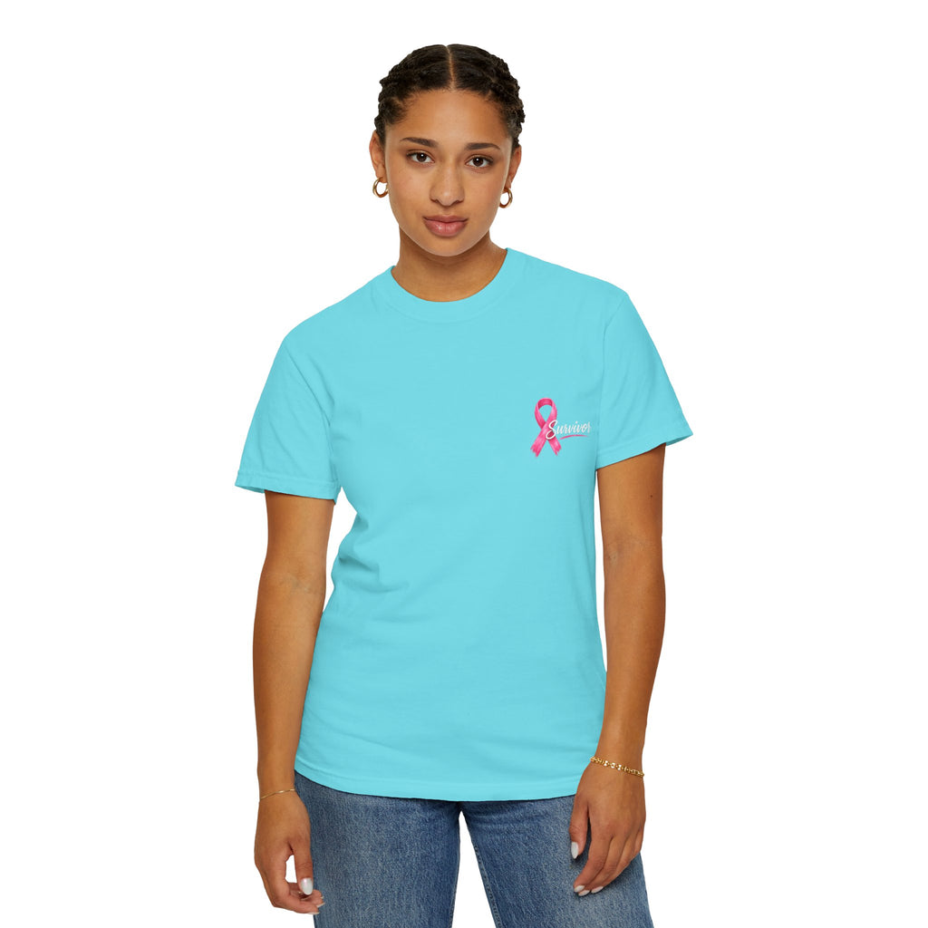 Breast Cancer Survivor T-Shirt — 'Survivor' Pink Ribbon Awareness Tee