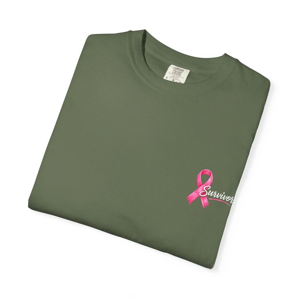 Breast Cancer Survivor T-Shirt — 'Survivor' Pink Ribbon Awareness Tee