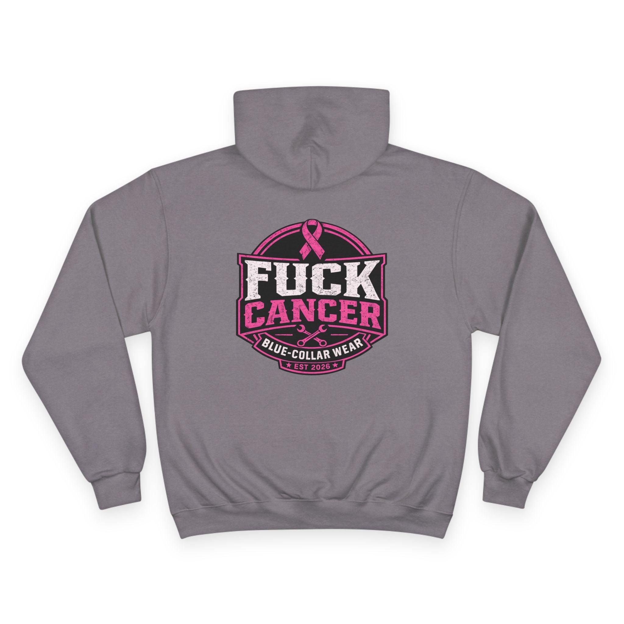 Fuck Cancer Hoodie — Pink Ribbon Awareness Champion Hoodie