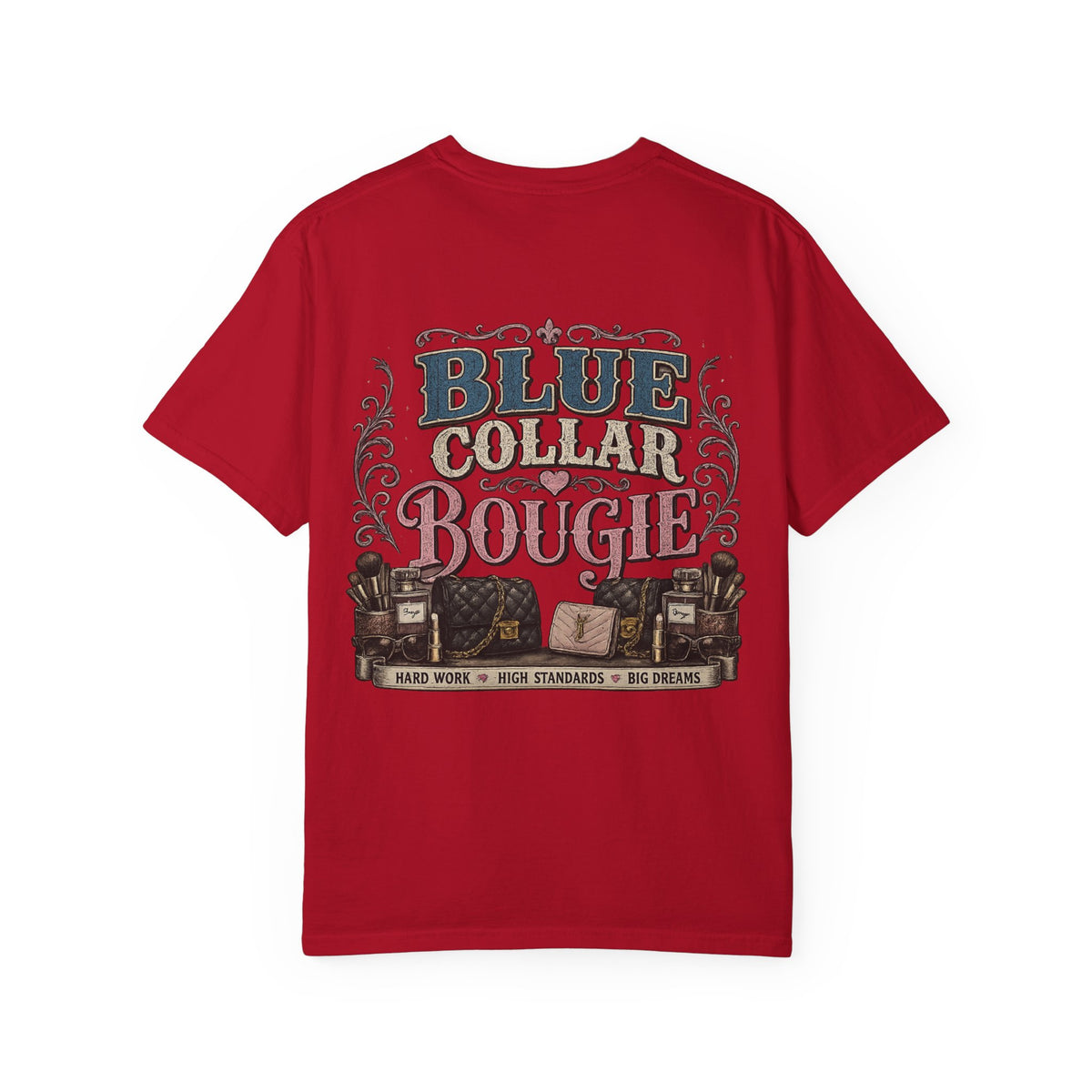 Blue Collar Bougie T-Shirt — Workwear Vintage Graphic Tee