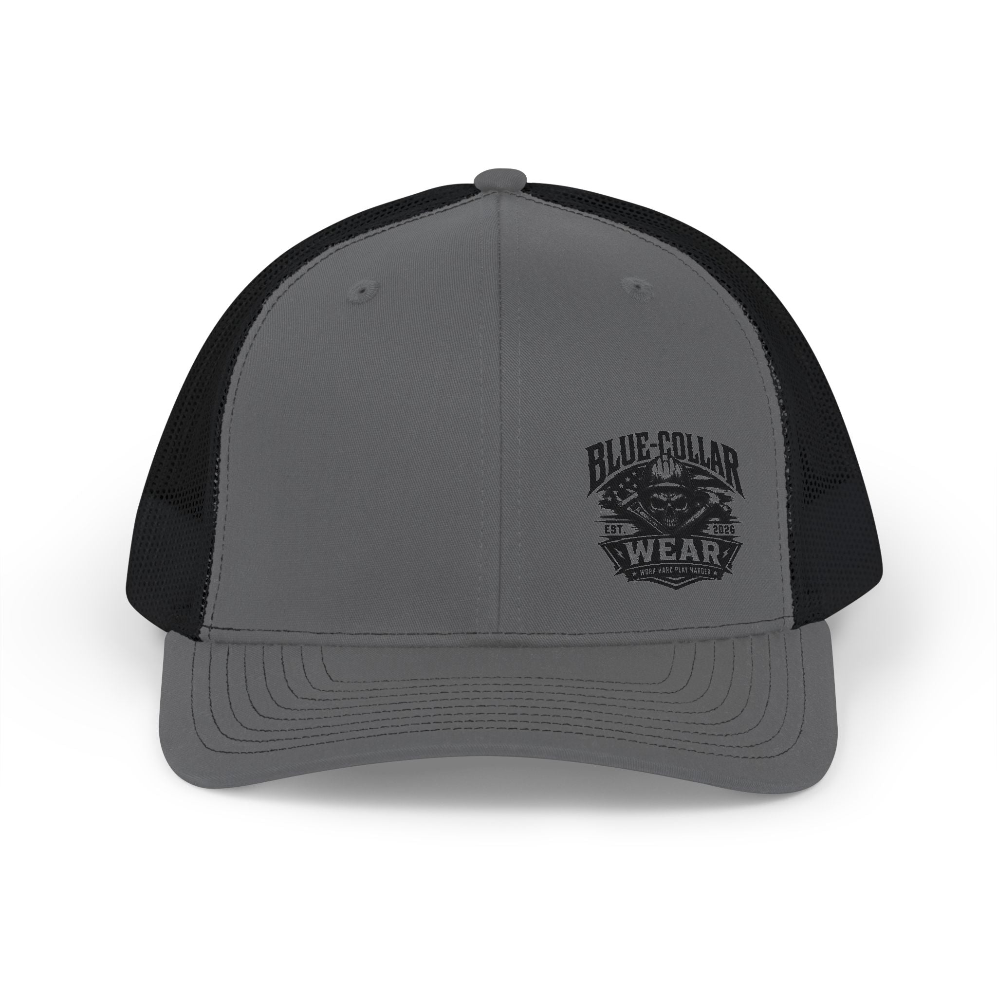 Trucker Cap — Blue Collar Wear Logo Mesh Snapback