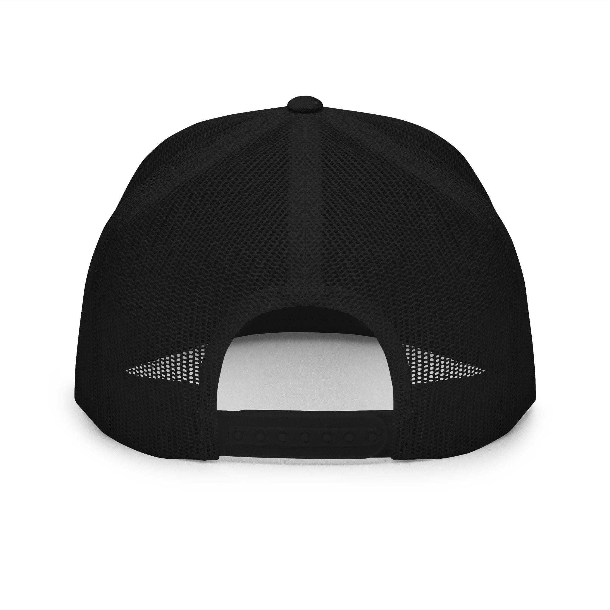 Blue Collar Wear Trucker Cap Mechanic — Workwear Skull Logo Mesh Snapback
