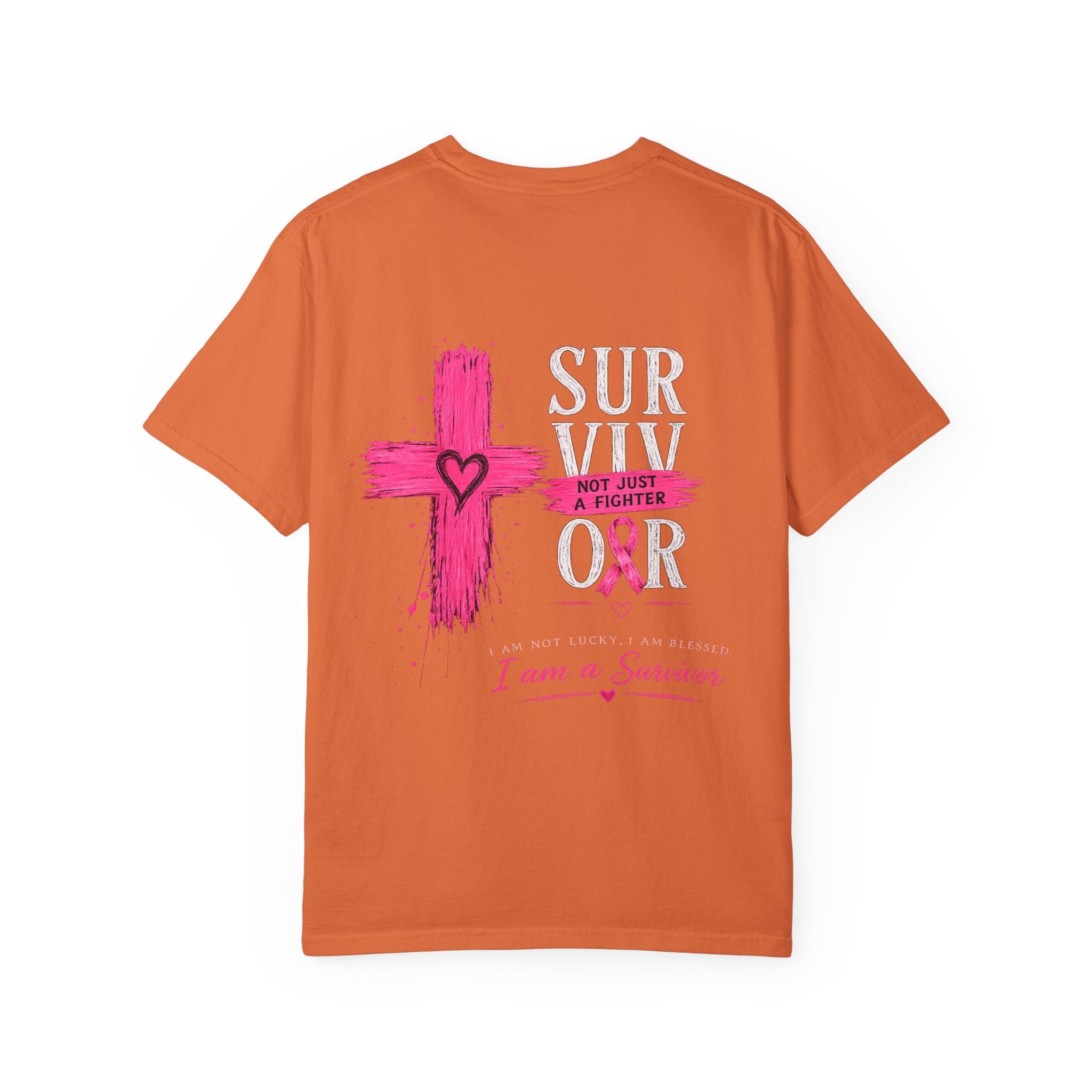 Breast Cancer Survivor T-Shirt — 'Survivor' Pink Ribbon Awareness Tee