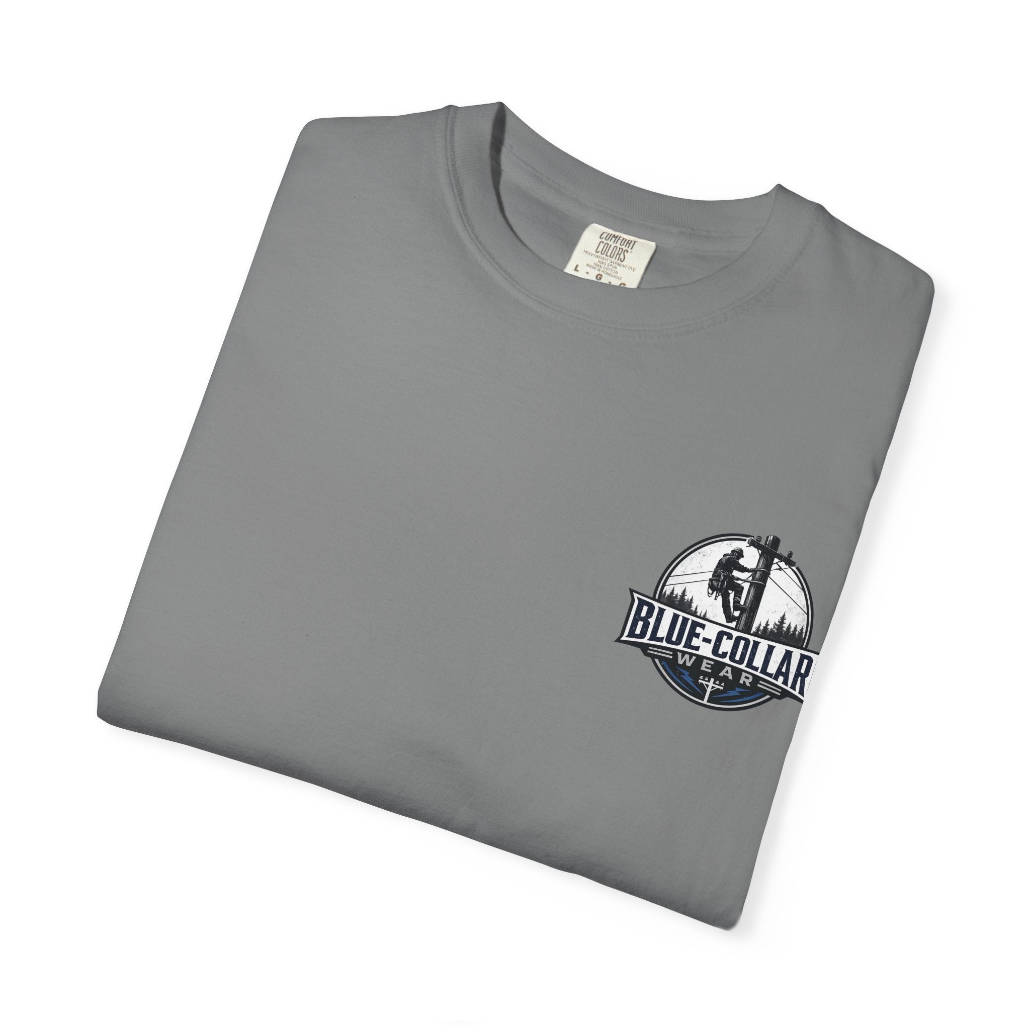Blue-Collar Wear T-Shirt — Lineman Utility Work Tee