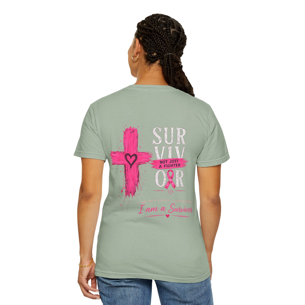 Breast Cancer Survivor T-Shirt — 'Survivor' Pink Ribbon Awareness Tee