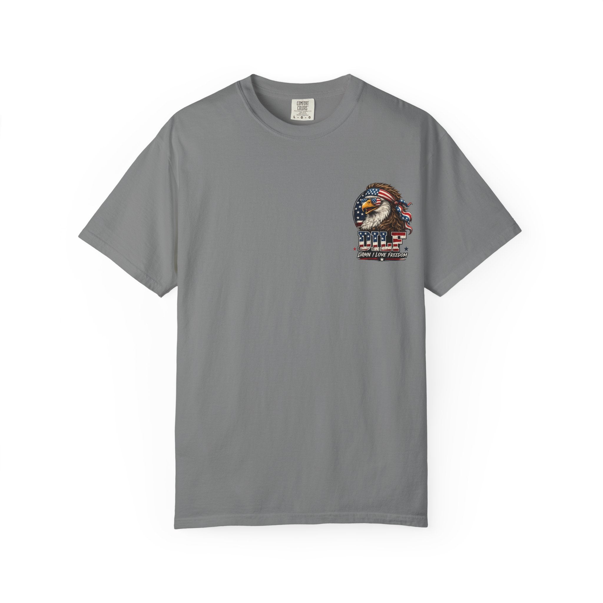 DILF Eagle T-Shirt — Patriotic "Damn I Love Freedom" Graphic Tee