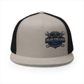Blue-Collar Wear Trucker Cap — Vintage Mechanic Logo Snapback