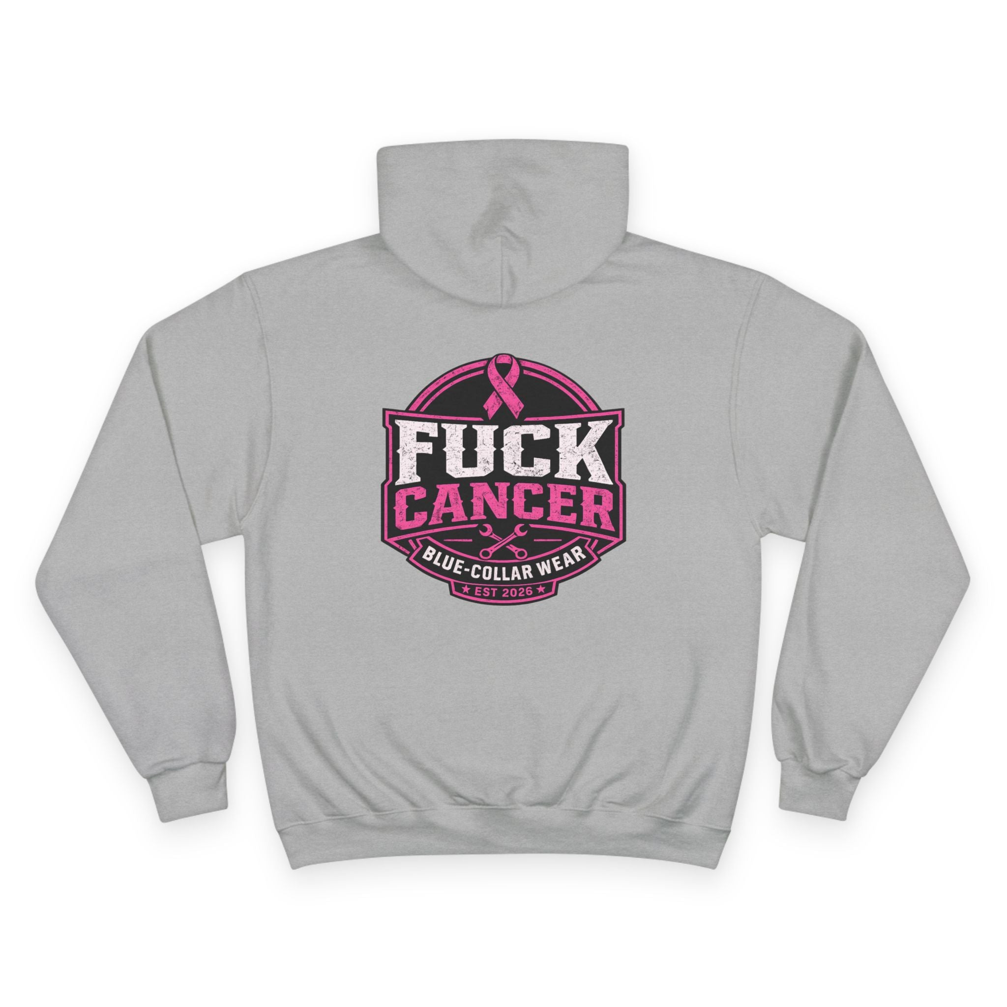 Fuck Cancer Hoodie — Pink Ribbon Awareness Champion Hoodie