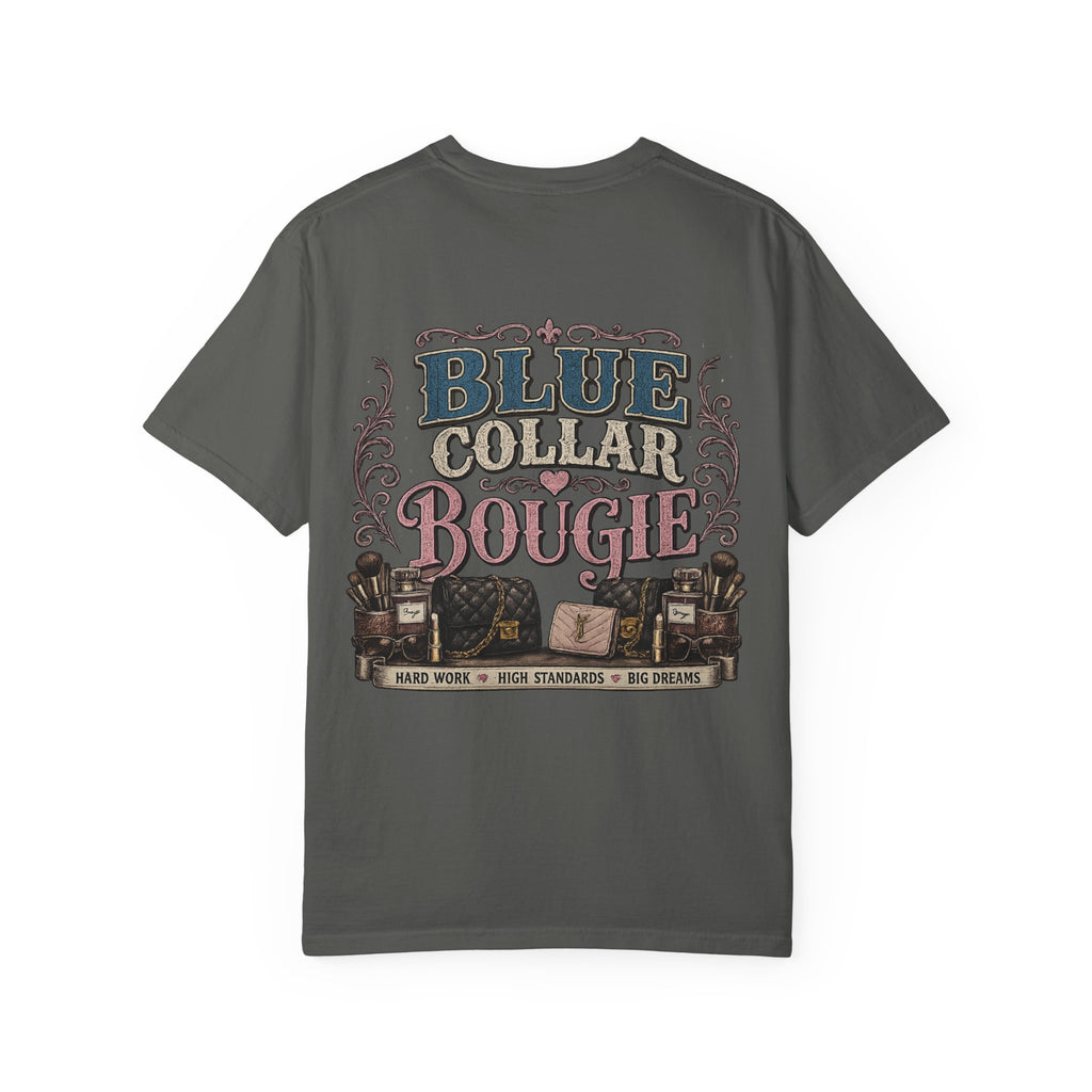 Blue Collar Bougie T-Shirt — Workwear Vintage Graphic Tee