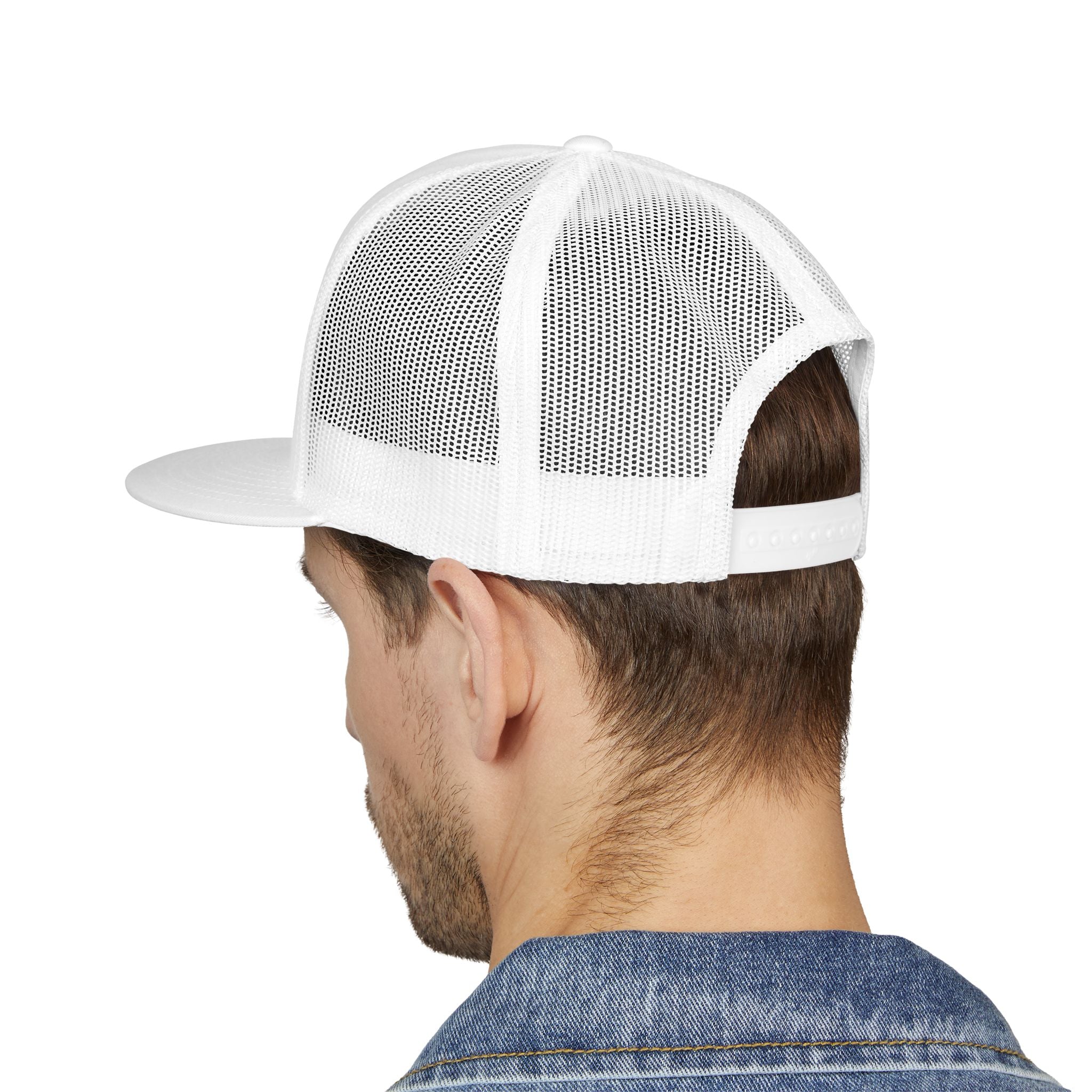 Blue-Collar Wear Trucker Cap — Vintage Mechanic Logo Snapback