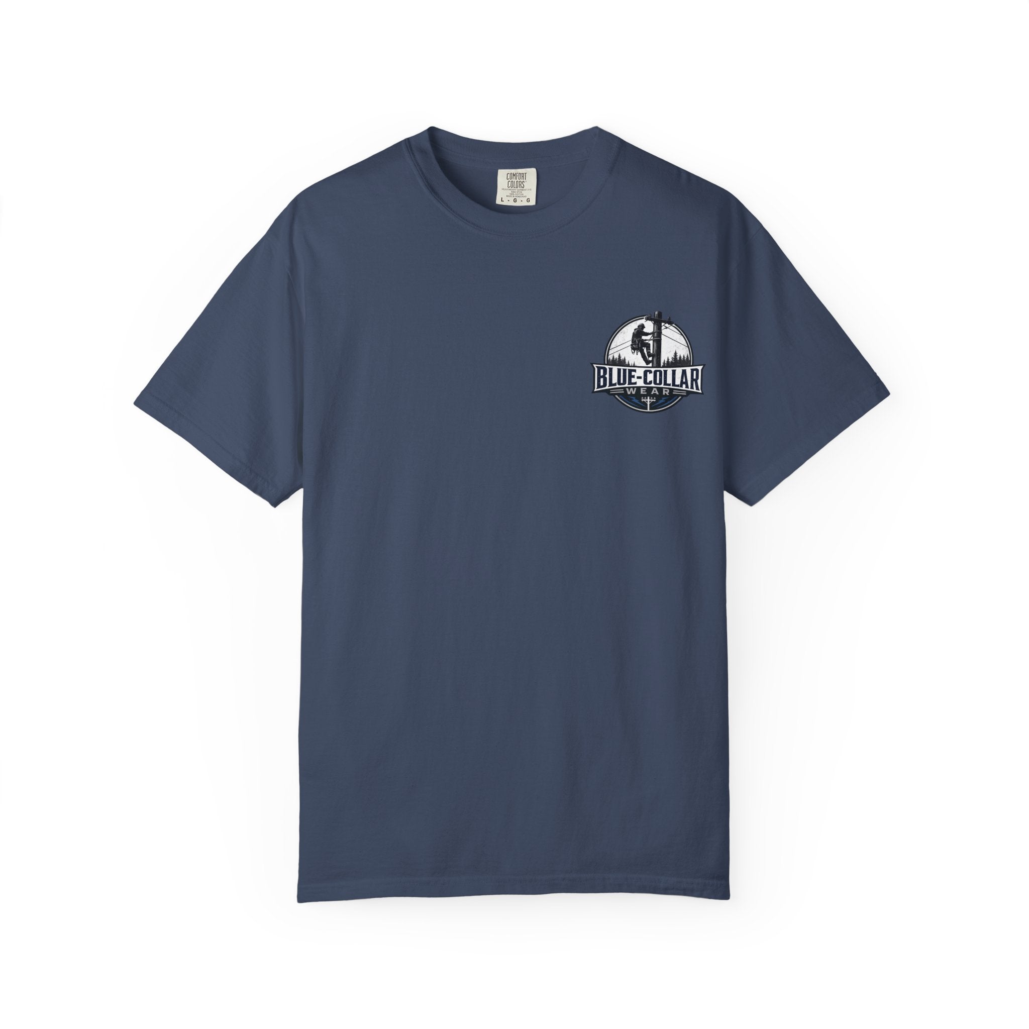 Blue-Collar Wear T-Shirt — Lineman Utility Work Tee
