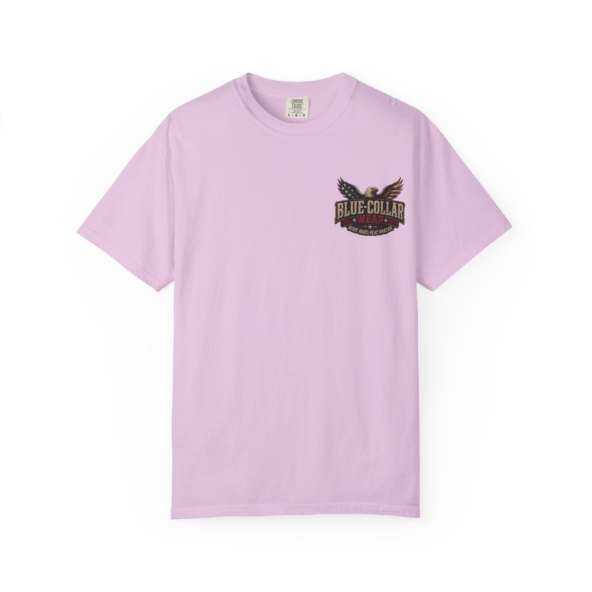 American Boot In Your Ass T-Shirt — 'Blue Collar' Patriotic Workwear Tee