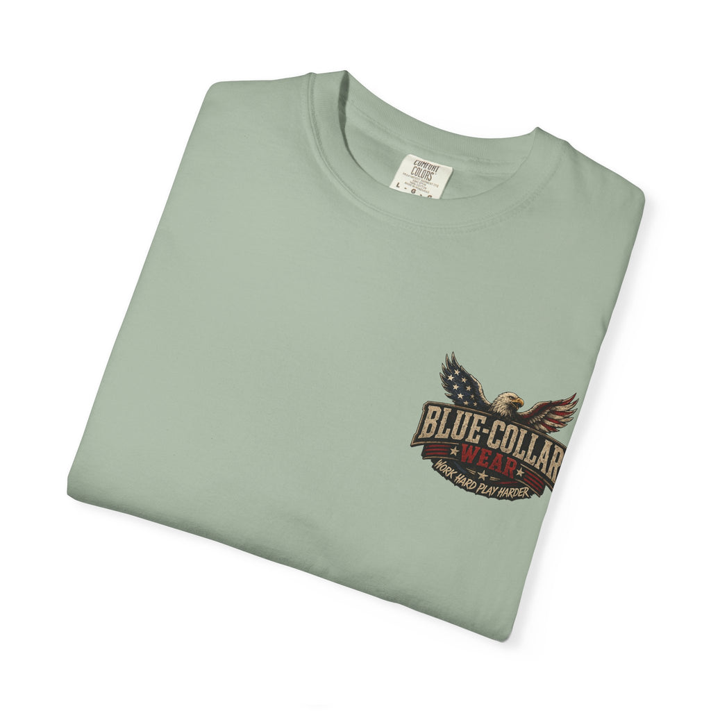 Patriotic 'America Land of the Free' T-Shirt — Eagle & Flag Graphic