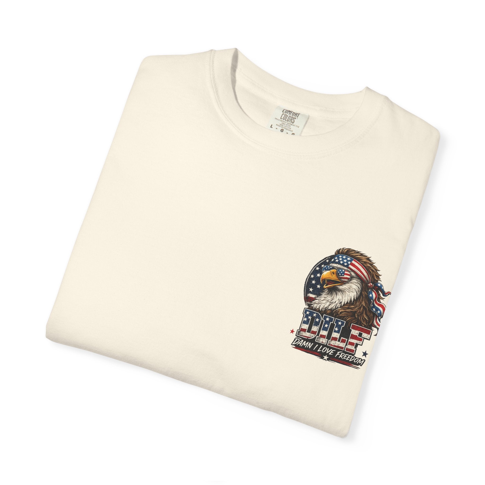 DILF Eagle T-Shirt — Patriotic "Damn I Love Freedom" Graphic Tee