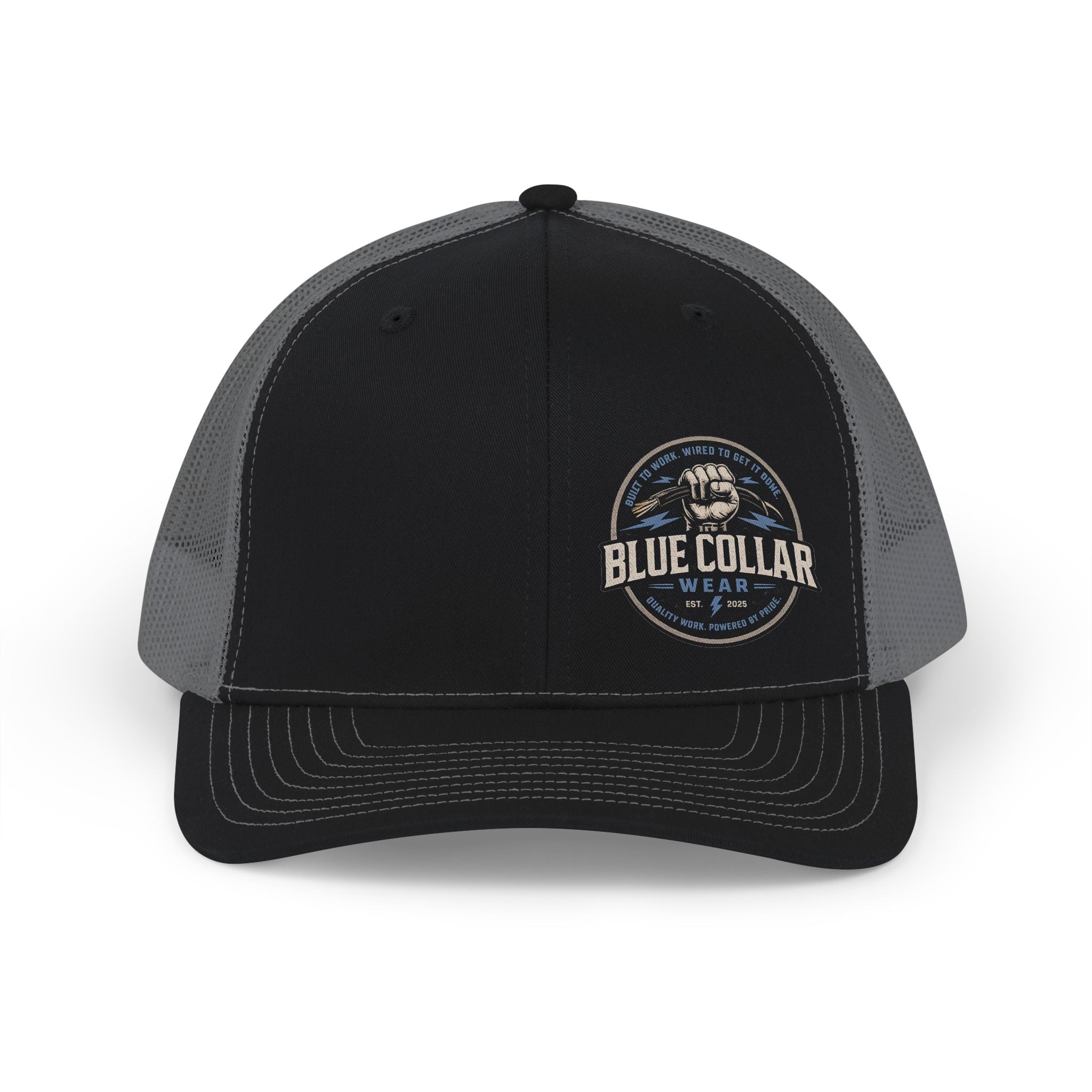 Blue Collar Trucker Cap – Retro Workwear Snapback Hat